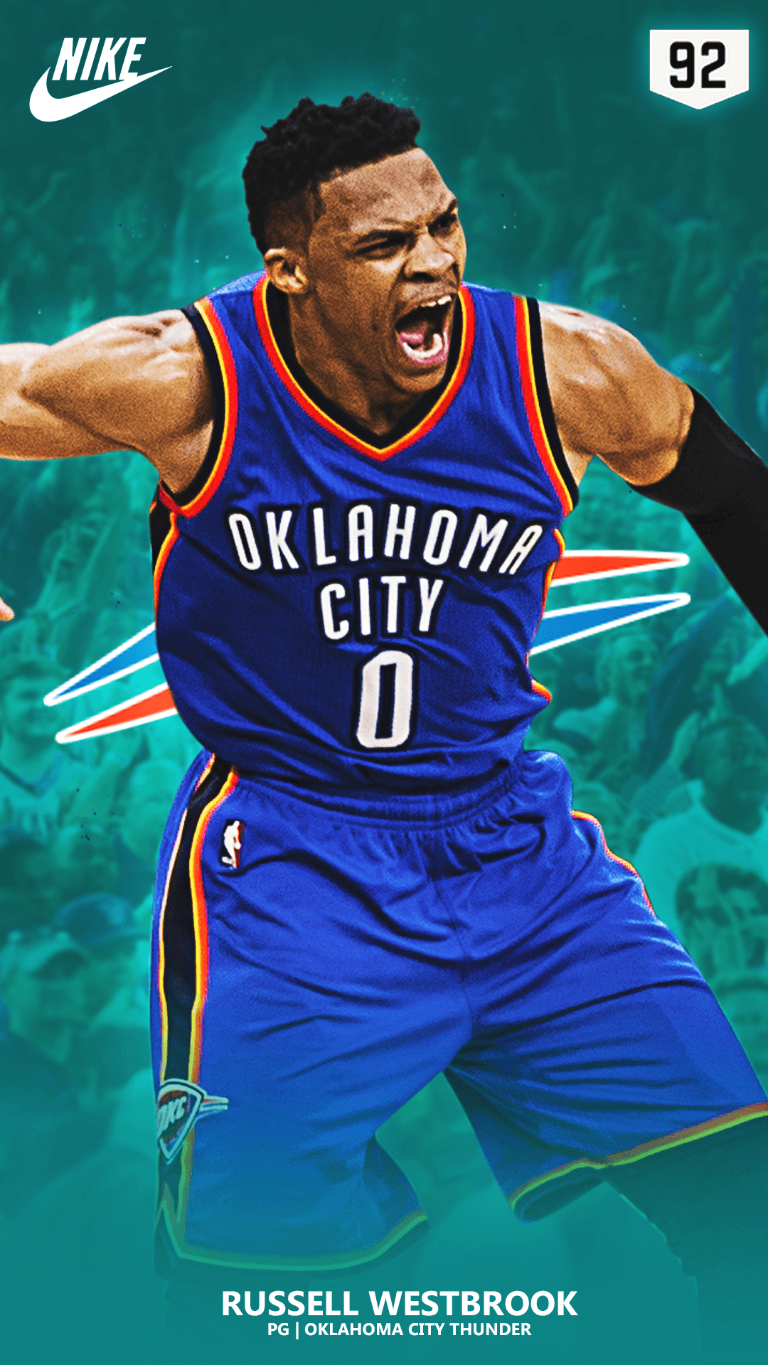 1080x1920 Russell Westbrook Wallpapers