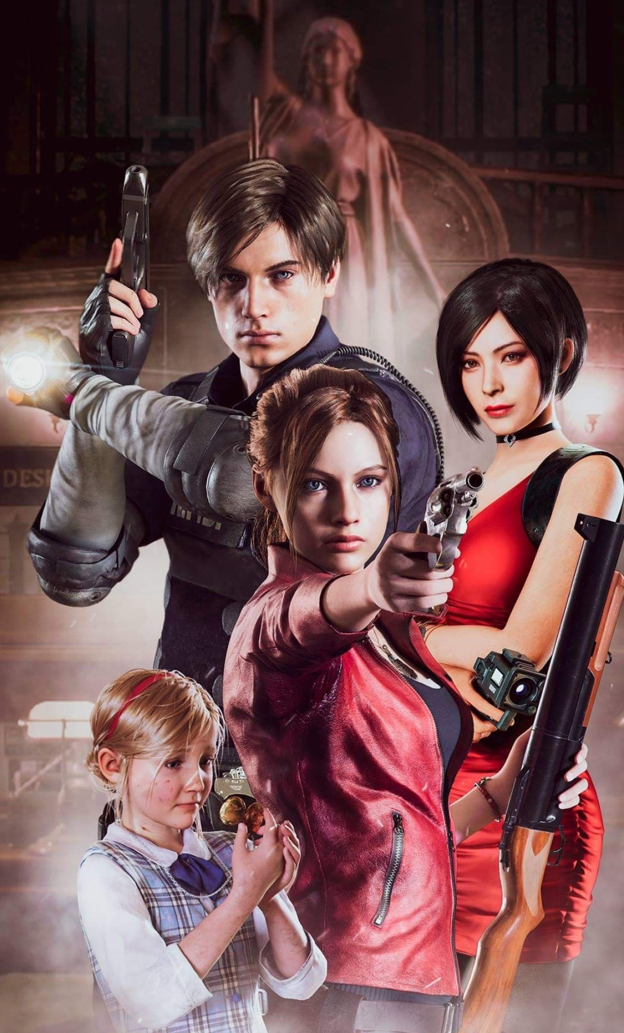 1238x2048 Resident Evil 2 Remake HD Android Wallpapers