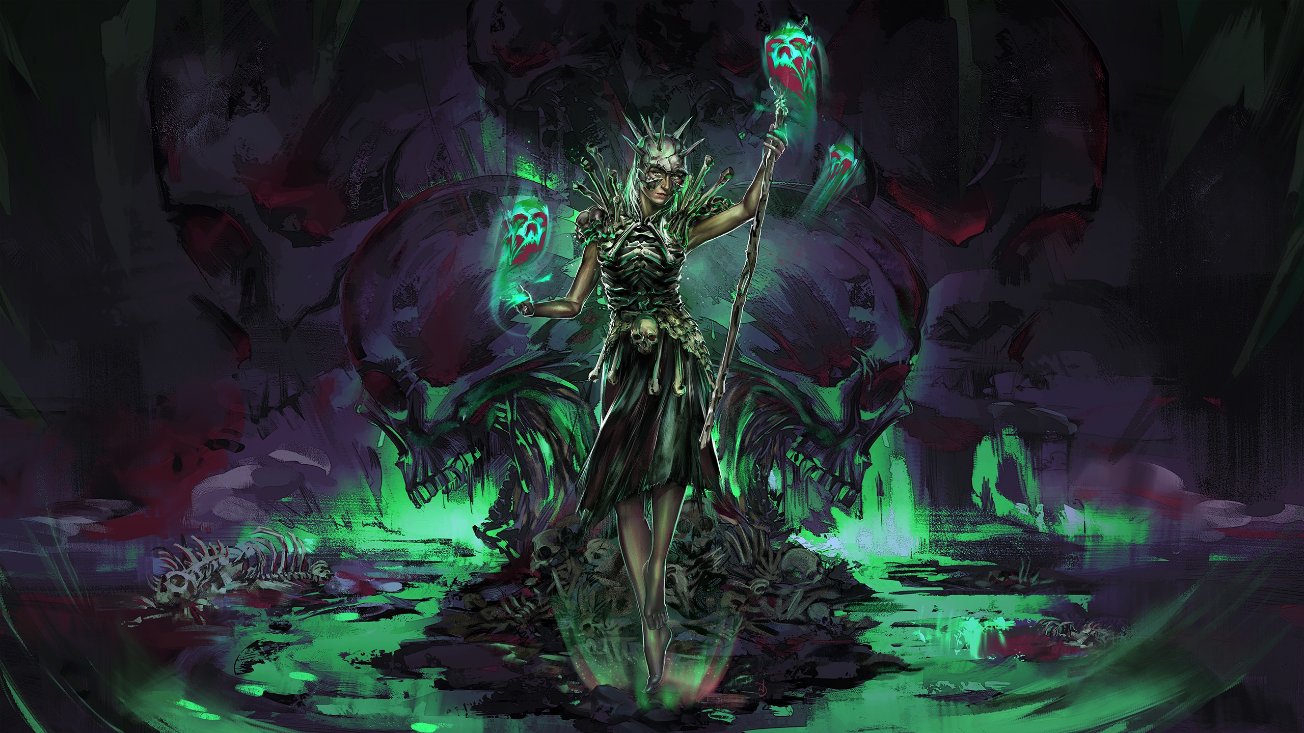 2560x1440 20+ Necromancer HD Wallpapers and Backgrounds