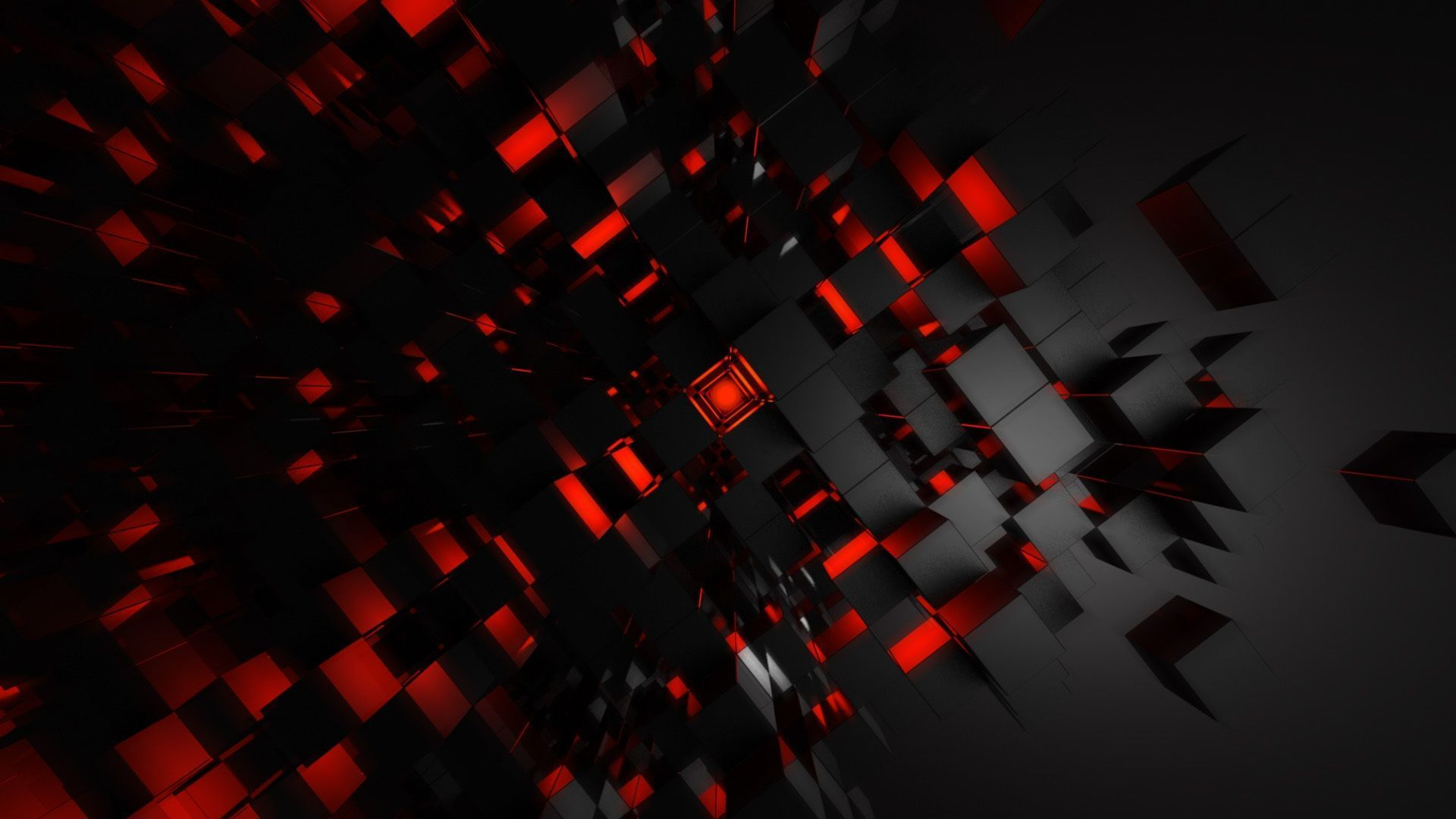 1920x1080 Black And Red Abstract Wallpaper 21 [