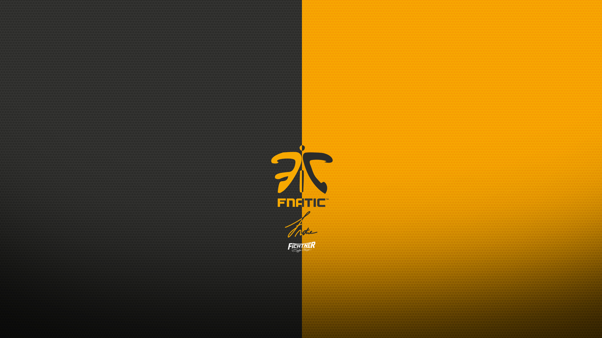 1920x1080 Fnatic E Sports Logo Black Yellow Wallpaper Resolution: ID:659594