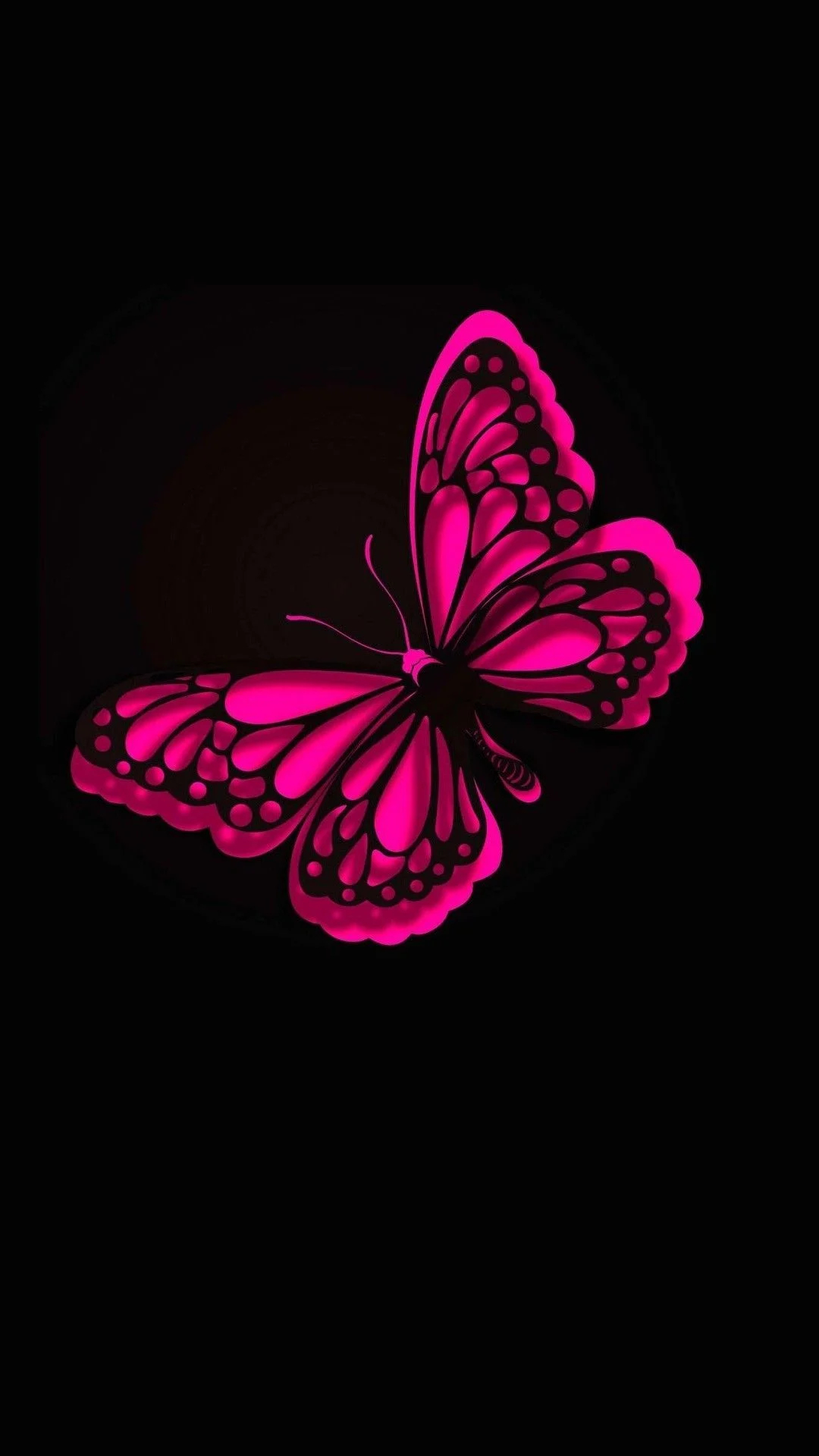 1080x1920 Neon Pink Butterfly Wallpapers Top Free Neon Pink Butterfly Backgrounds