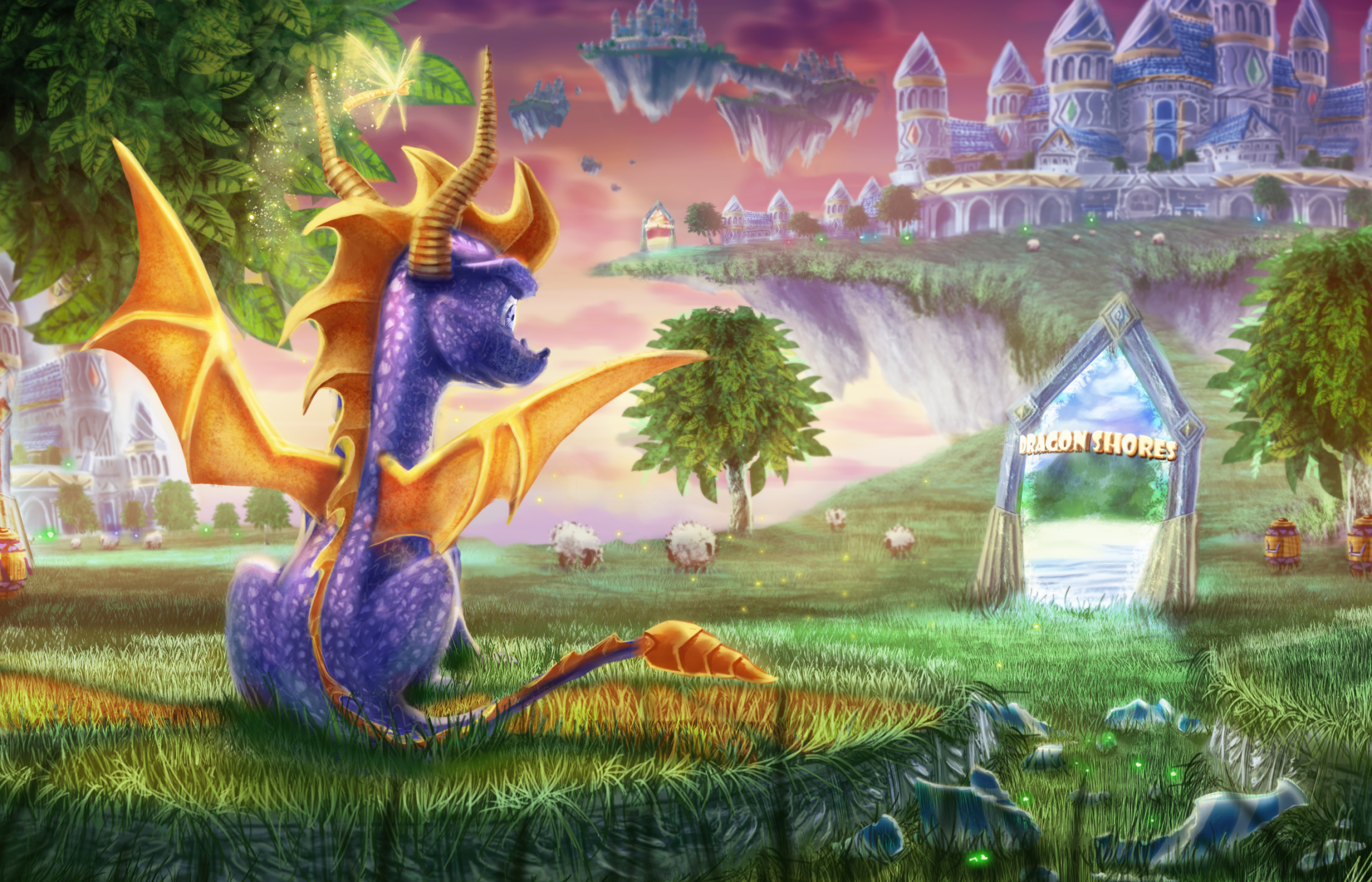2800x1800 60+ Spyro the Dragon HD Wallpapers and Backgrounds