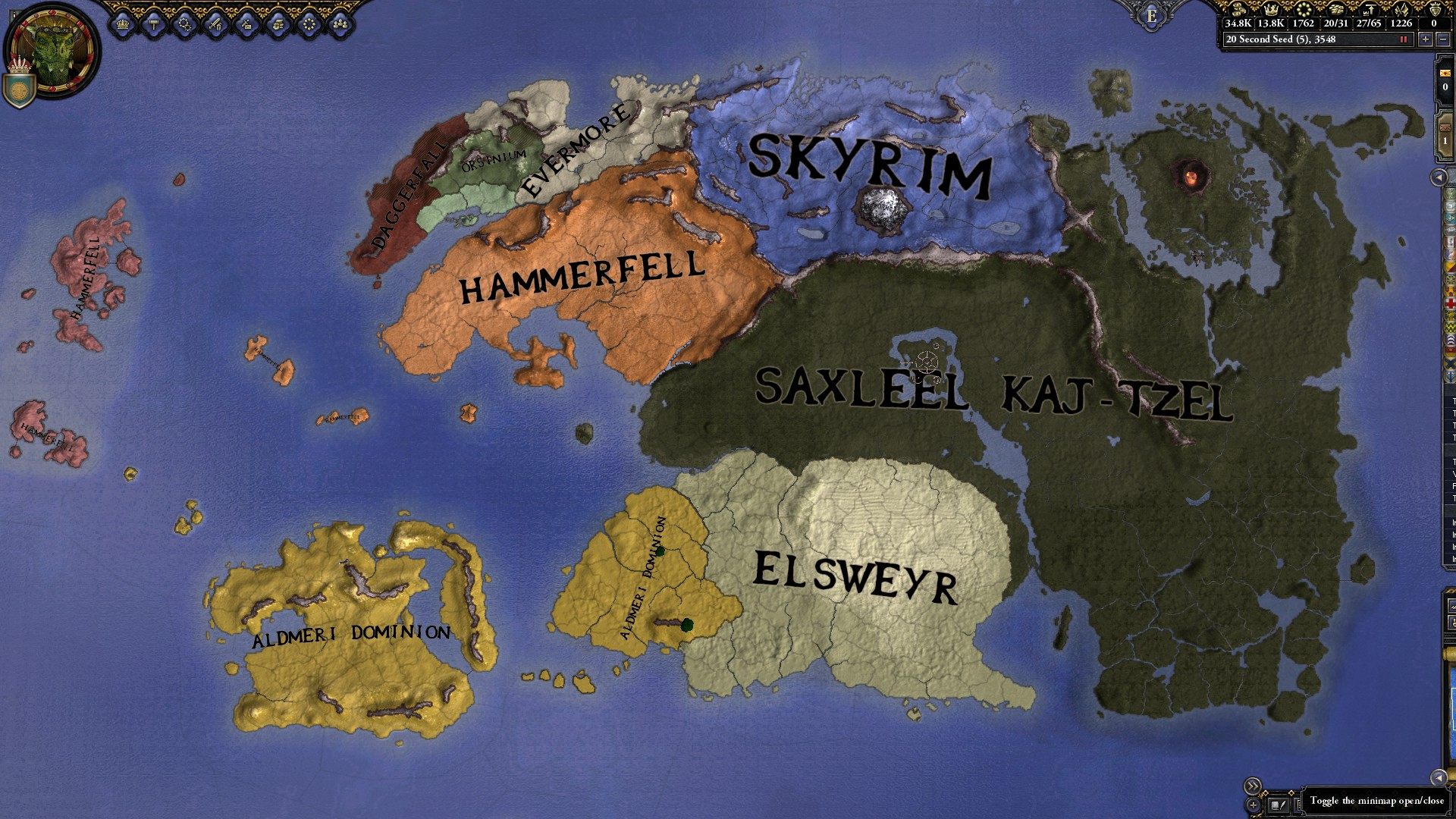 1920x1080 The age of Men and Mer is over!...sort of. Now Beastmen rule Tamriel. Plus some bloodlines that I made. : r/ElderKings