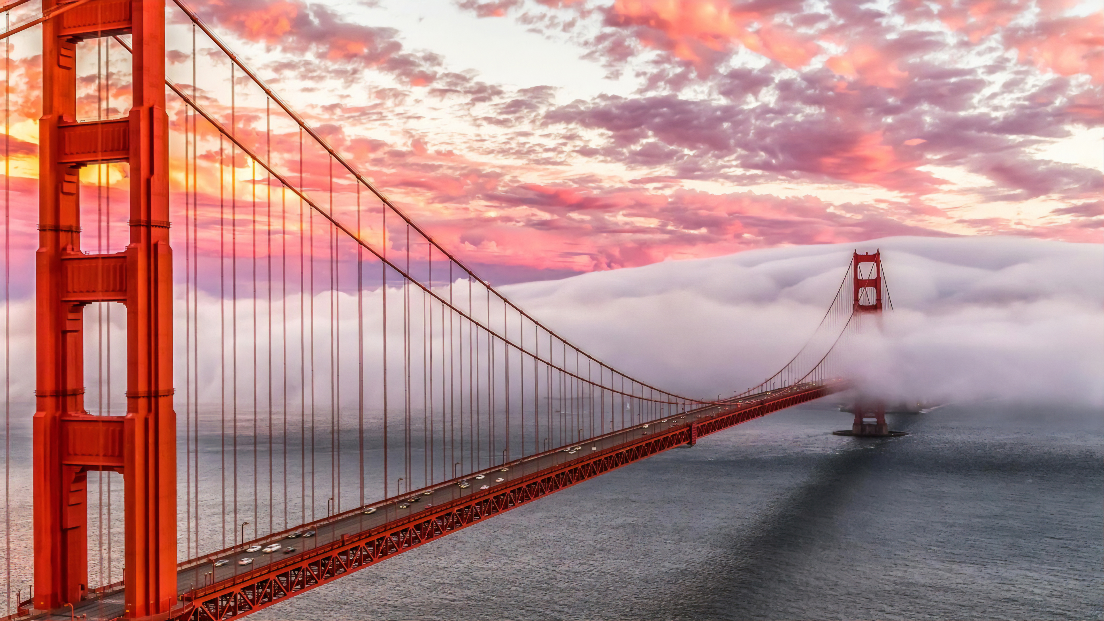3840x2160 Golden Gate 4k Ultra HD Wallpaper by Dave Gord