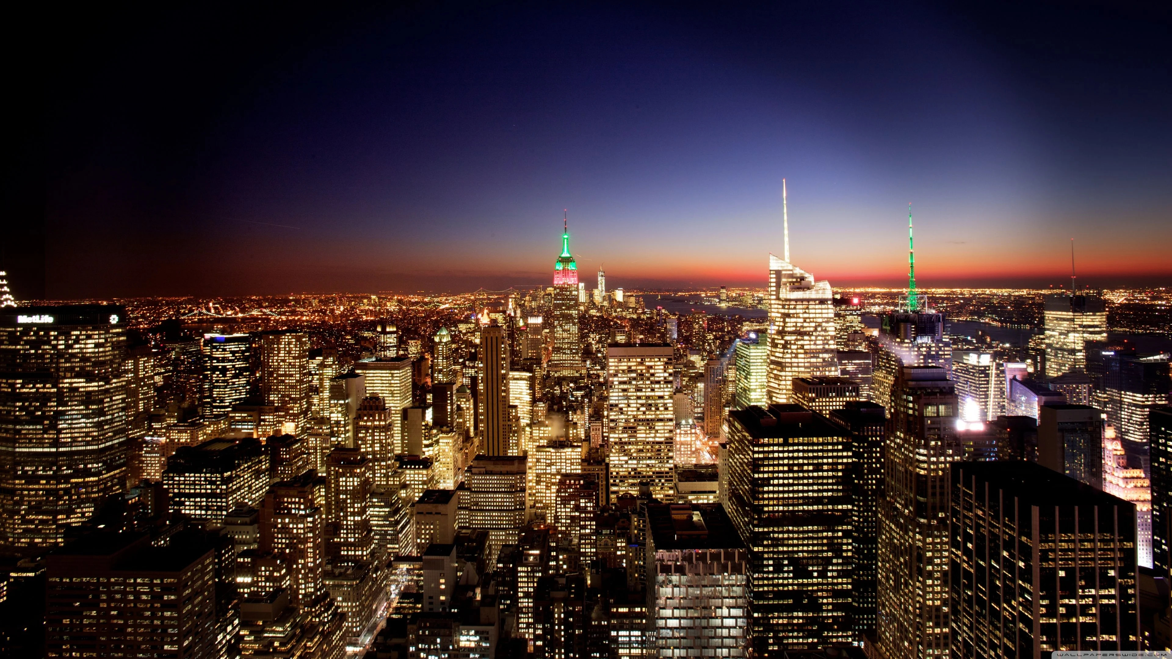 3840x2160 New York City Night Wallpapers Top Free New York City Night Backgrounds