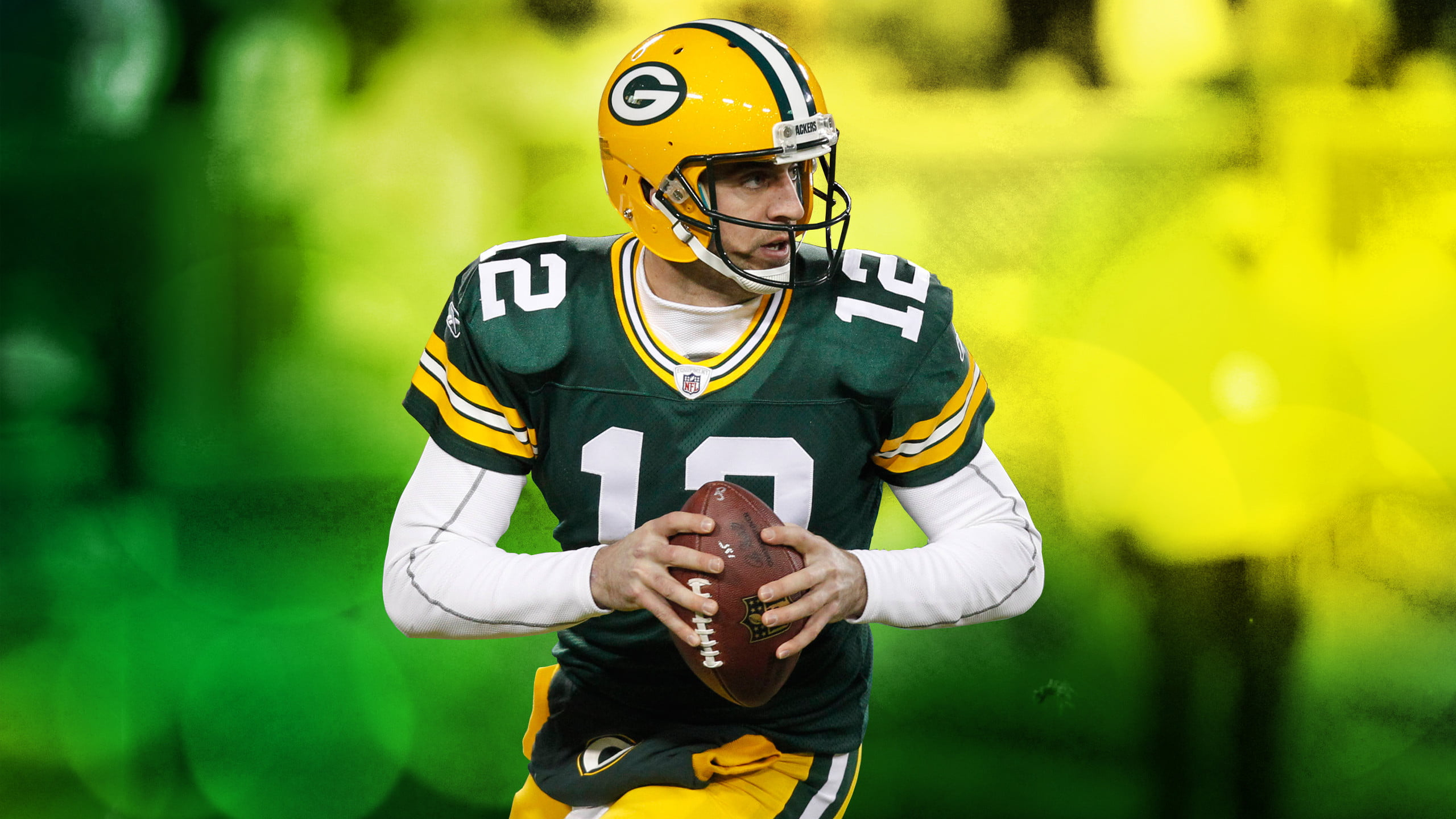 2560x1440 Green Bay Packers number 12 player HD wallpaper