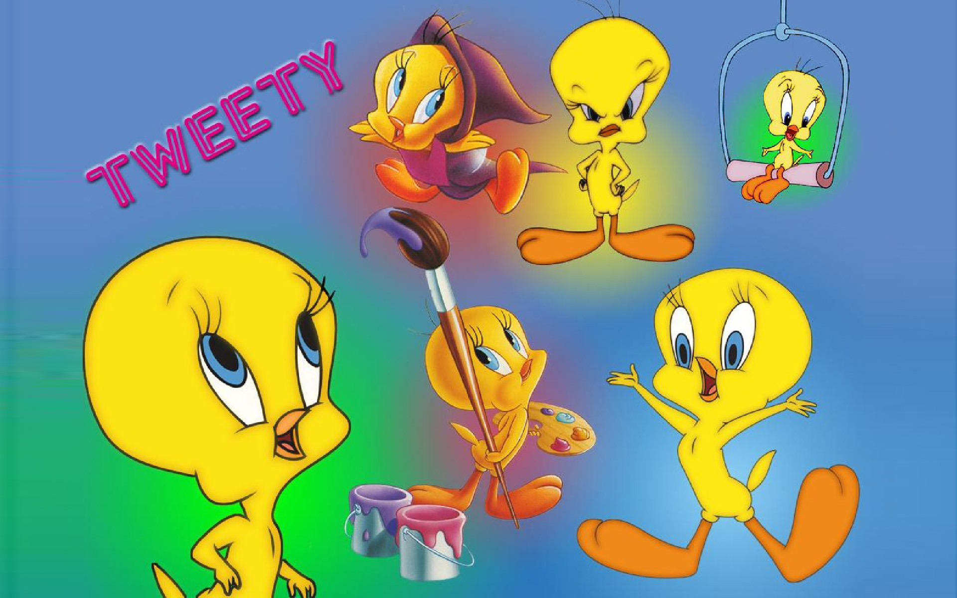 1920x1200 Tweety Bird Cartoon Hd Wallpaper For Mobile Phones Tablet And Pc :