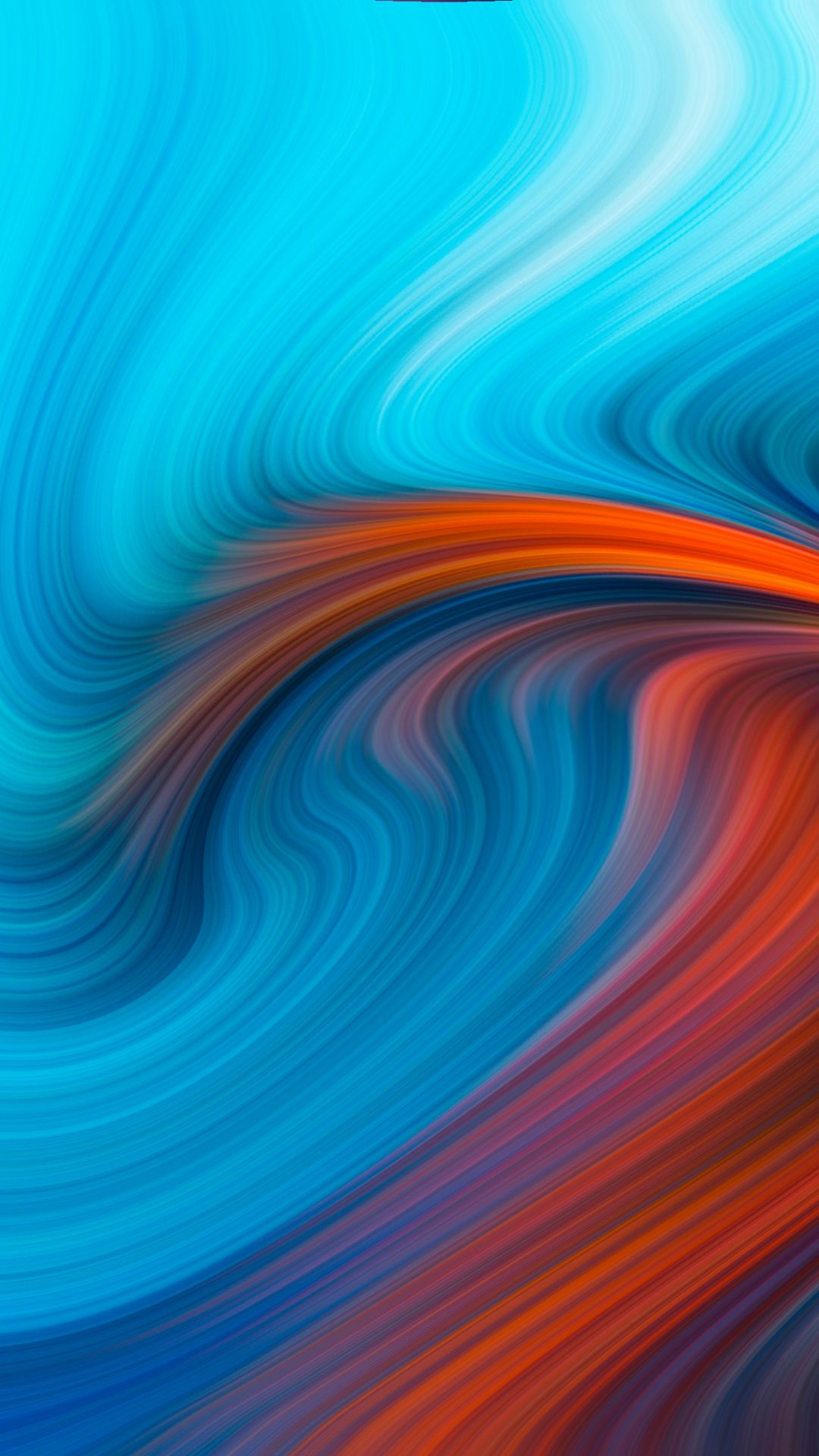 1080x1920 Blue orange swirl, pattern, abstraction wallpaper | Android wallpaper nature, Best nature wallpapers, Abstract