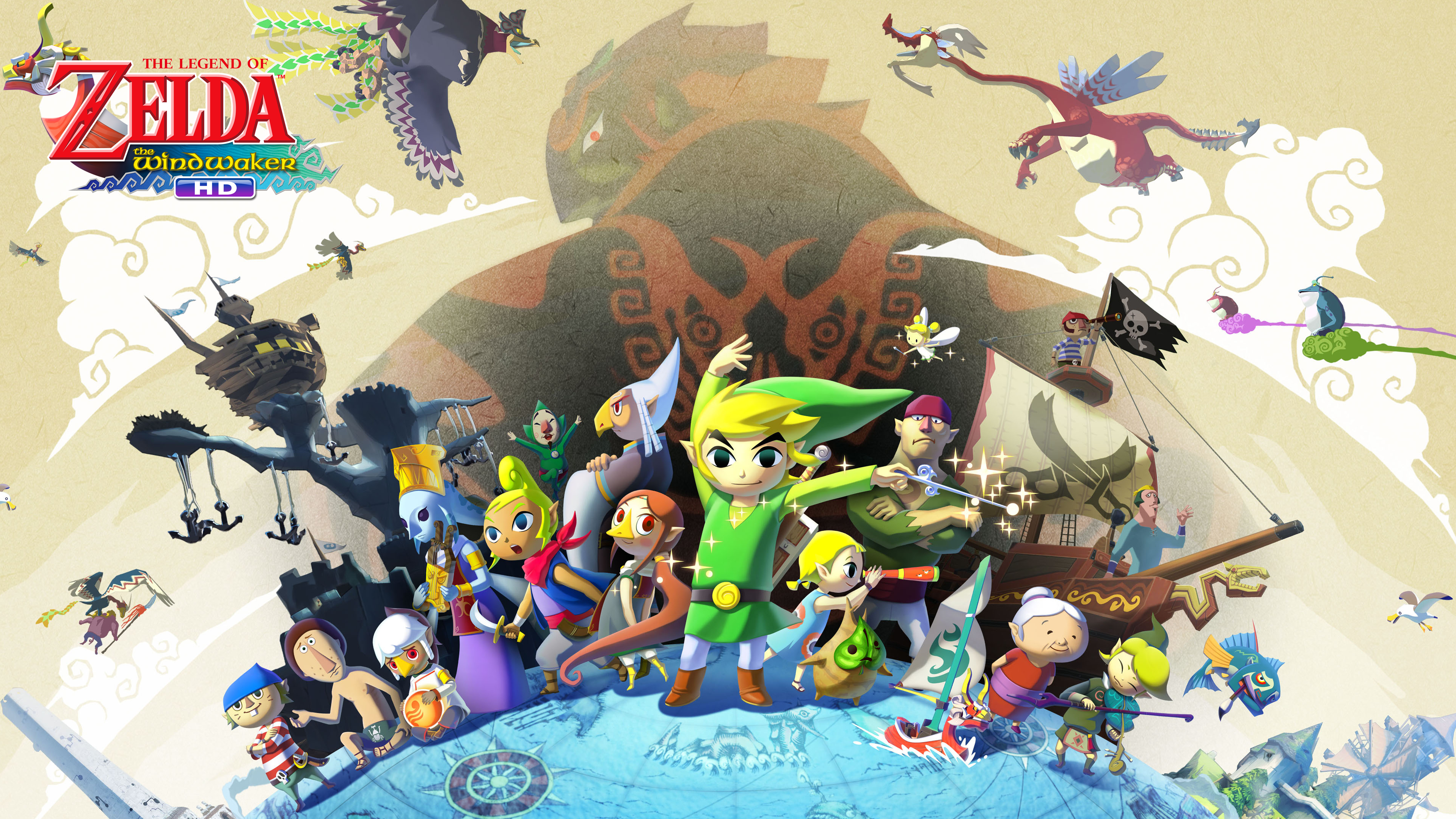 3840x2160 The Legend of Zelda: The Wind Waker HD Wallpapers and Backgrounds