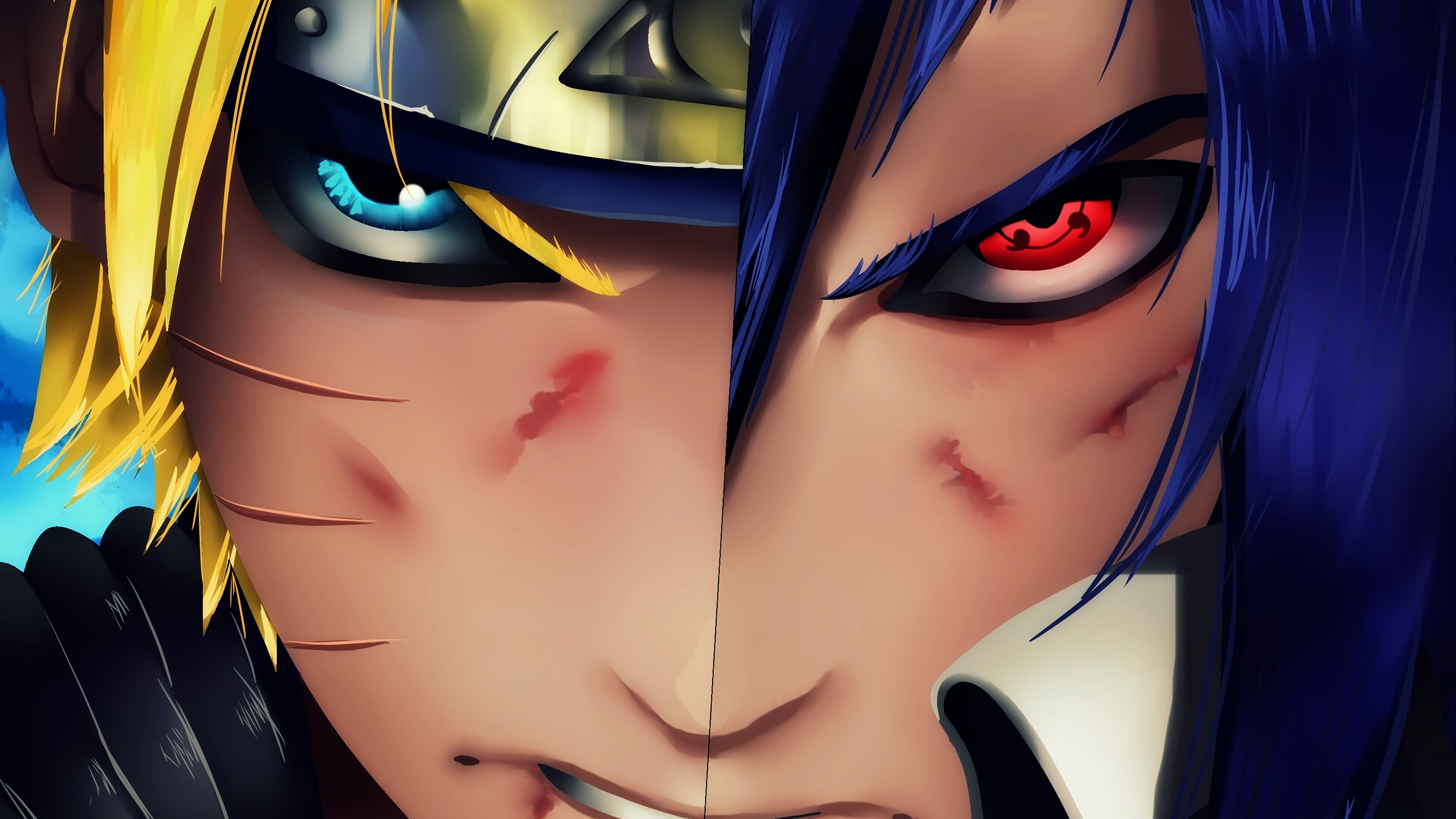 3840x2160 2560x1700 Naruto Vs Sasuke Chromebook Pixel HD 4k Wallpapers, Images, Backgrounds, Photos and Pictures