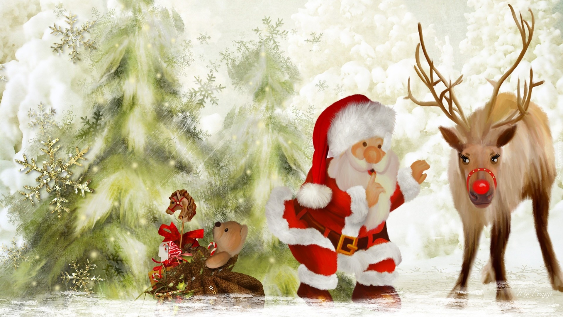 1920x1080 Rudolph (Reindeer) HD Wallpapers and Backgrounds