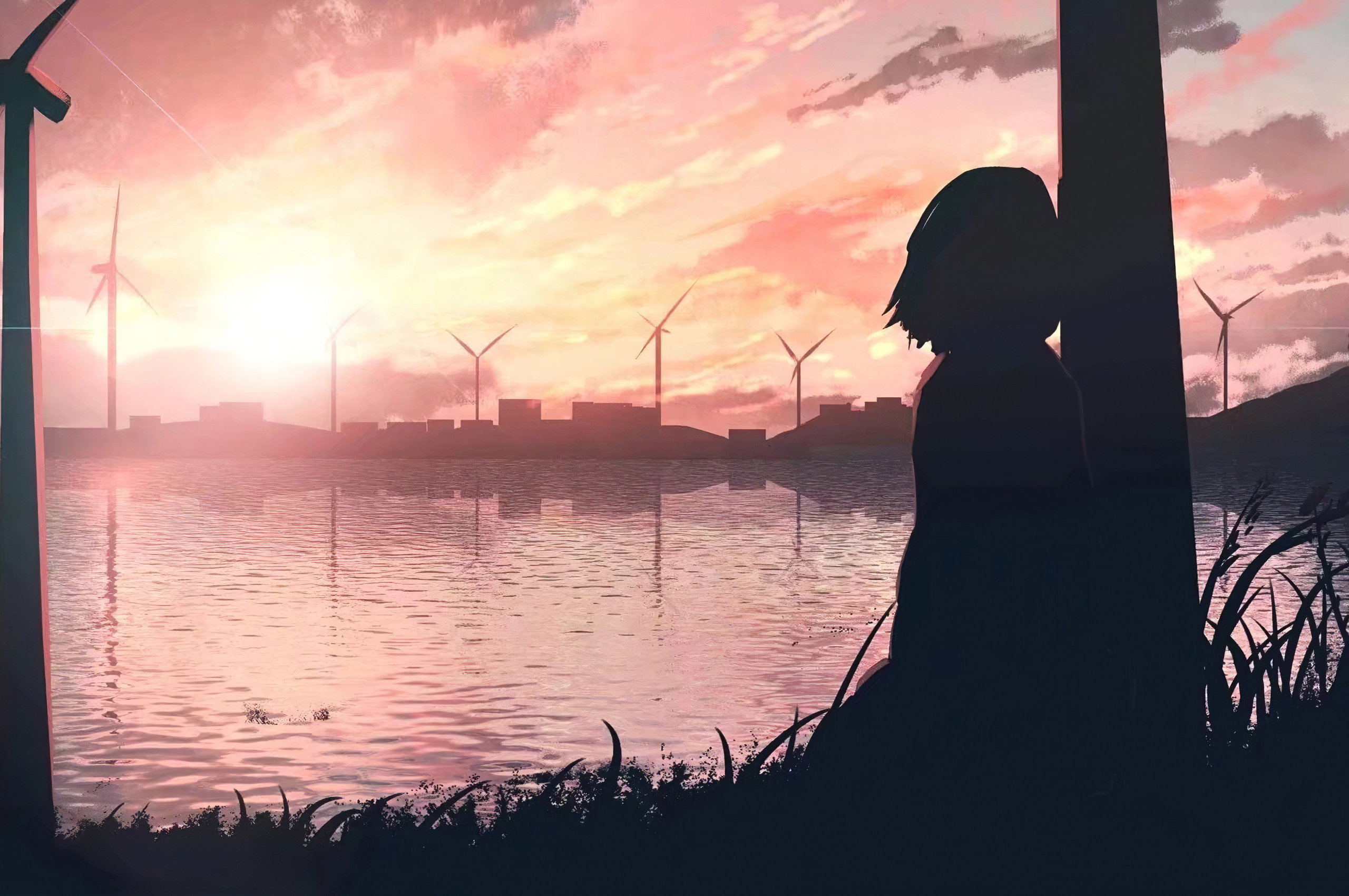2560x1700 Sad Anime Girl 4k Chromebook Pixel HD 4k Wallpapers, Images, Backgrounds, Photos and Pictures