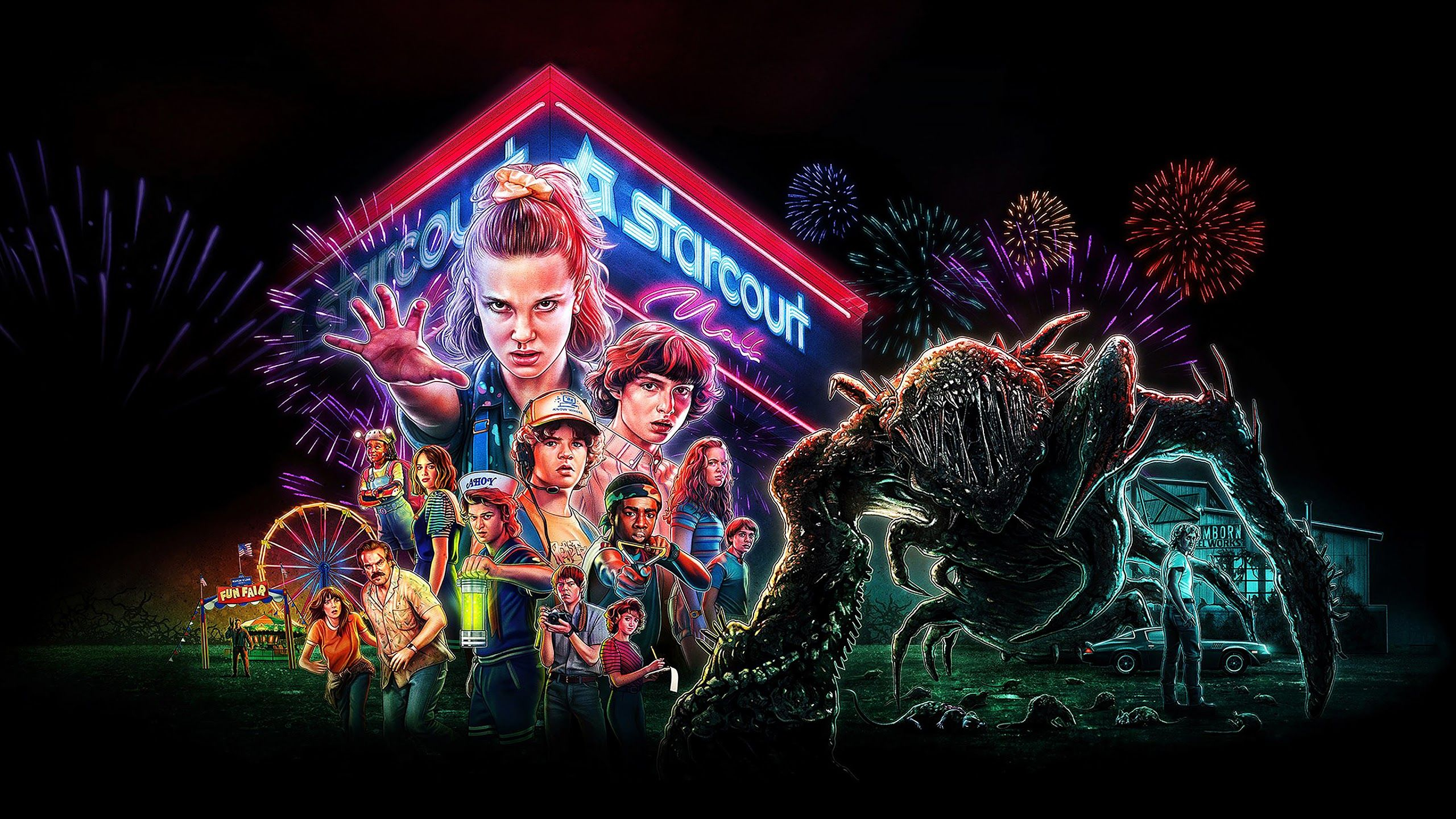 2560x1440 Stranger Things Poster Wallpapers Top Free Stranger Things Poster Backgrounds
