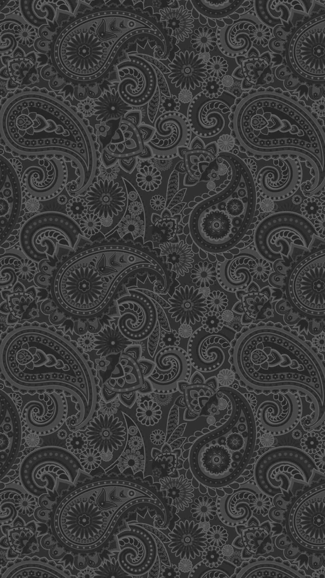 1080x1920 Black Paisley Wallpapers Top Free Black Paisley Backgrounds