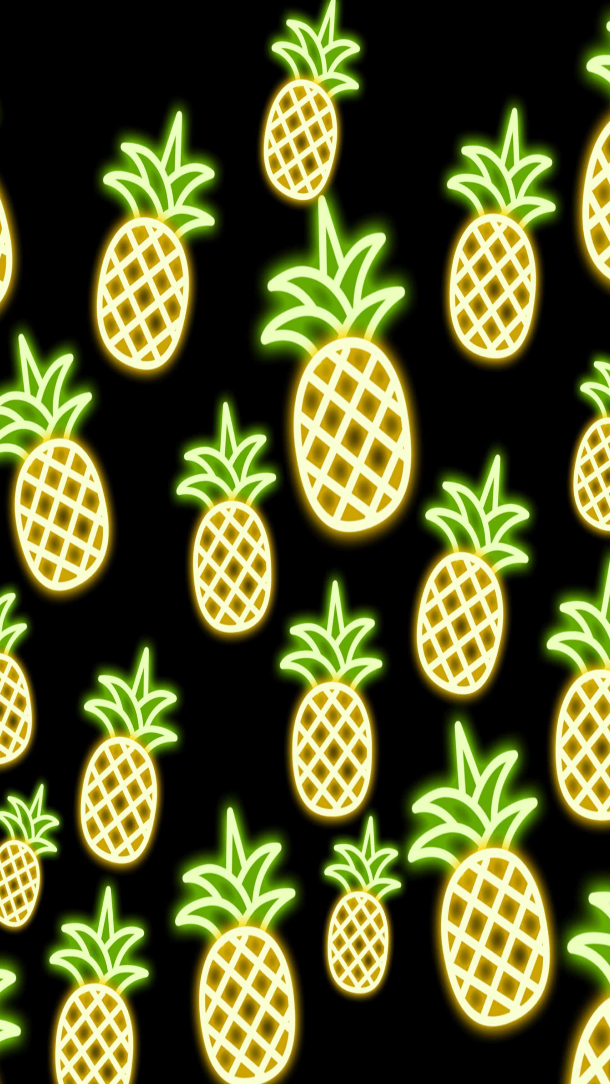 1949x3464 Pineapple Wallpaper