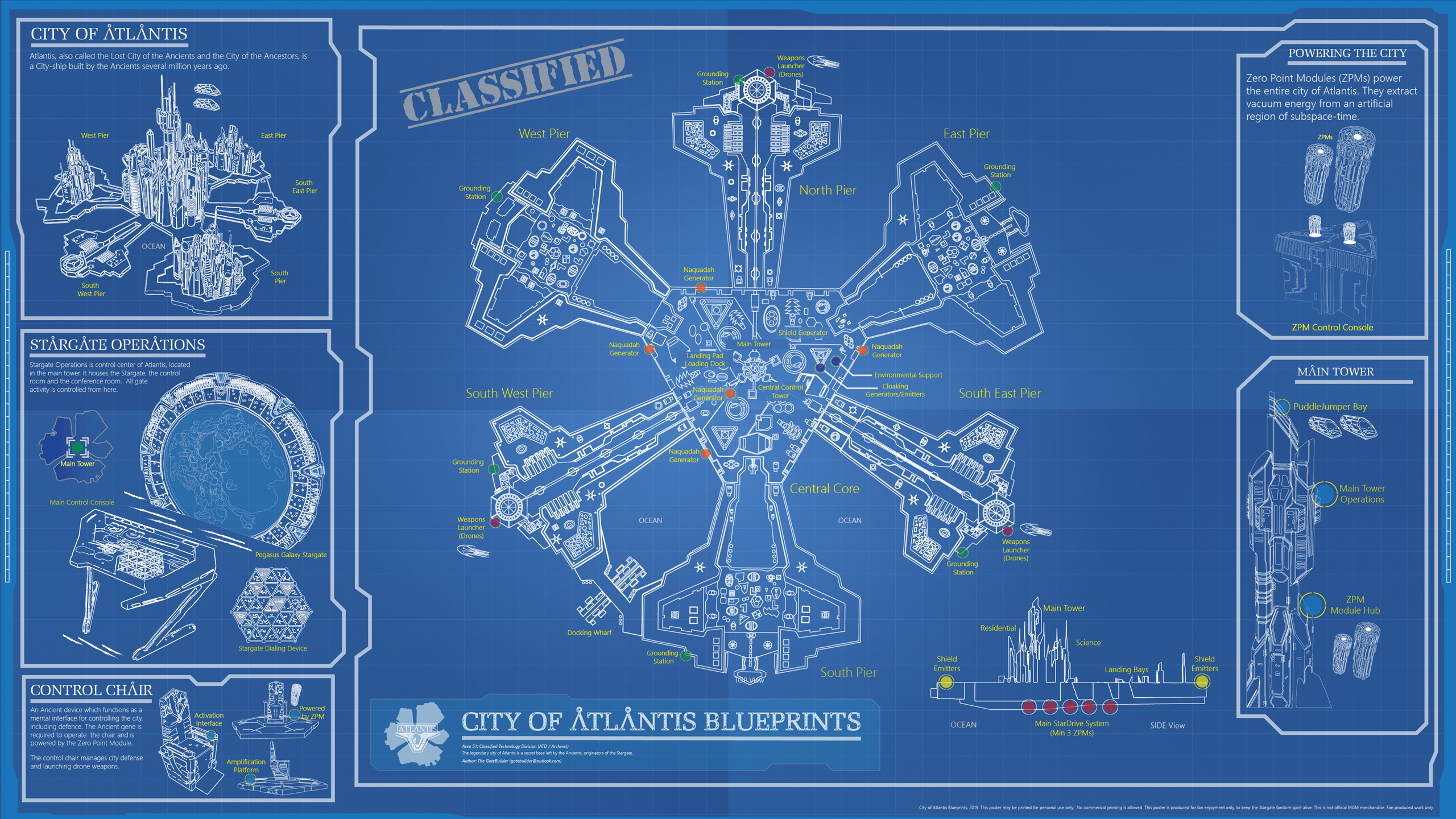 2560x1440 Stargate Atlantis: Download The City Blueprints &Acirc;&raquo; GateWorld