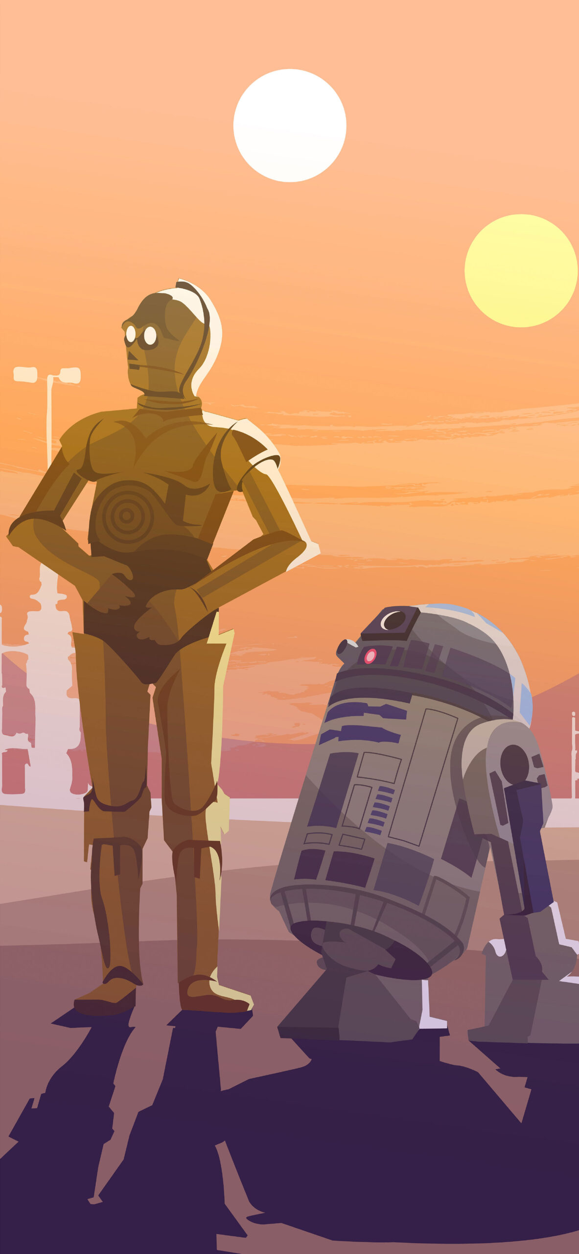 1183x2560 Star Wars C3PO and R2D2 Wallpapers HD Star Wars Wallpaper 4k