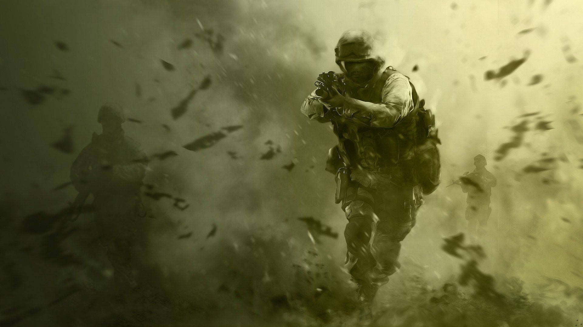 1920x1080 Download Running Away Army Soldier Wallpaper