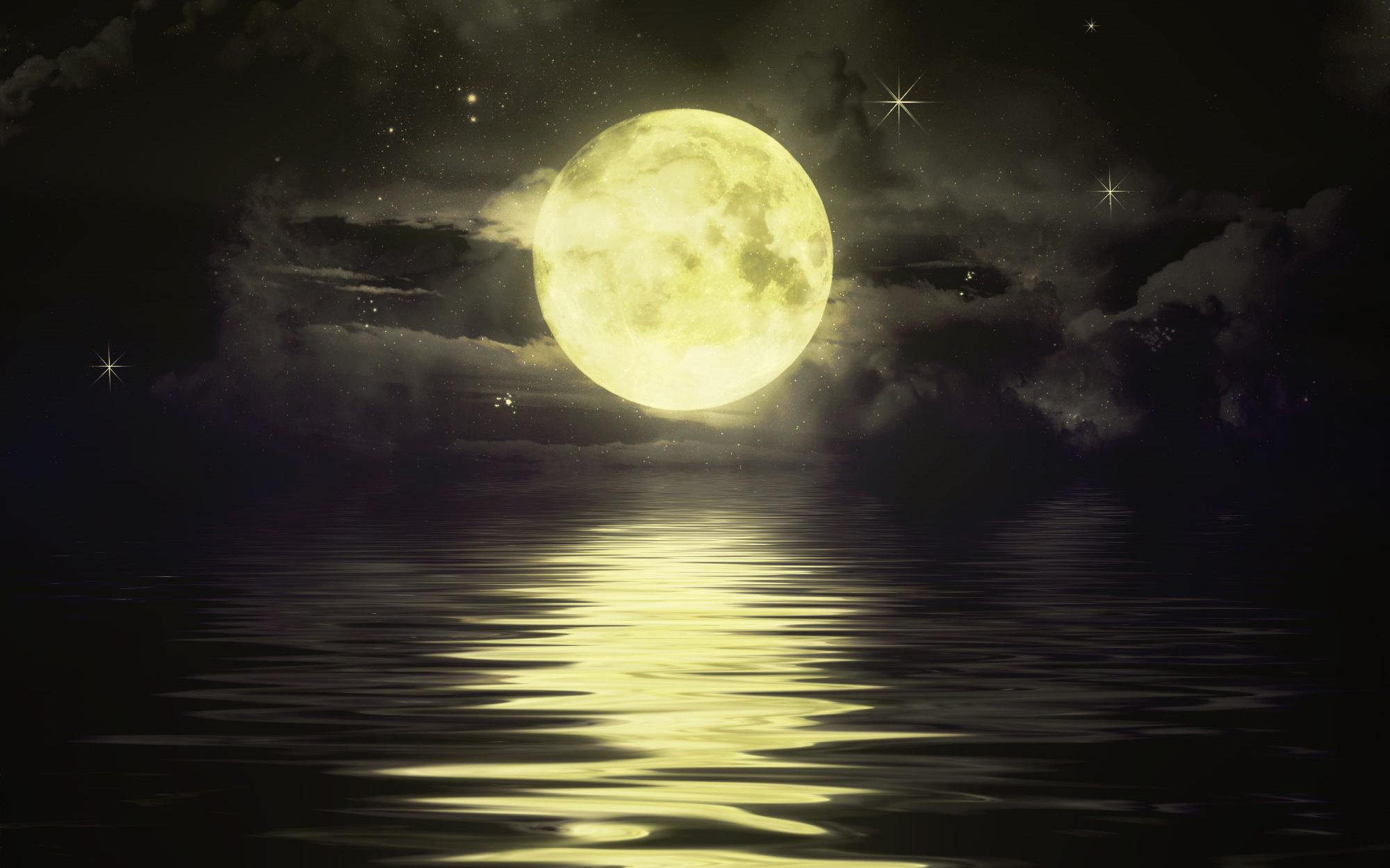 2000x1250 80+ Artistic Moon HD Wallpapers and Backgrounds