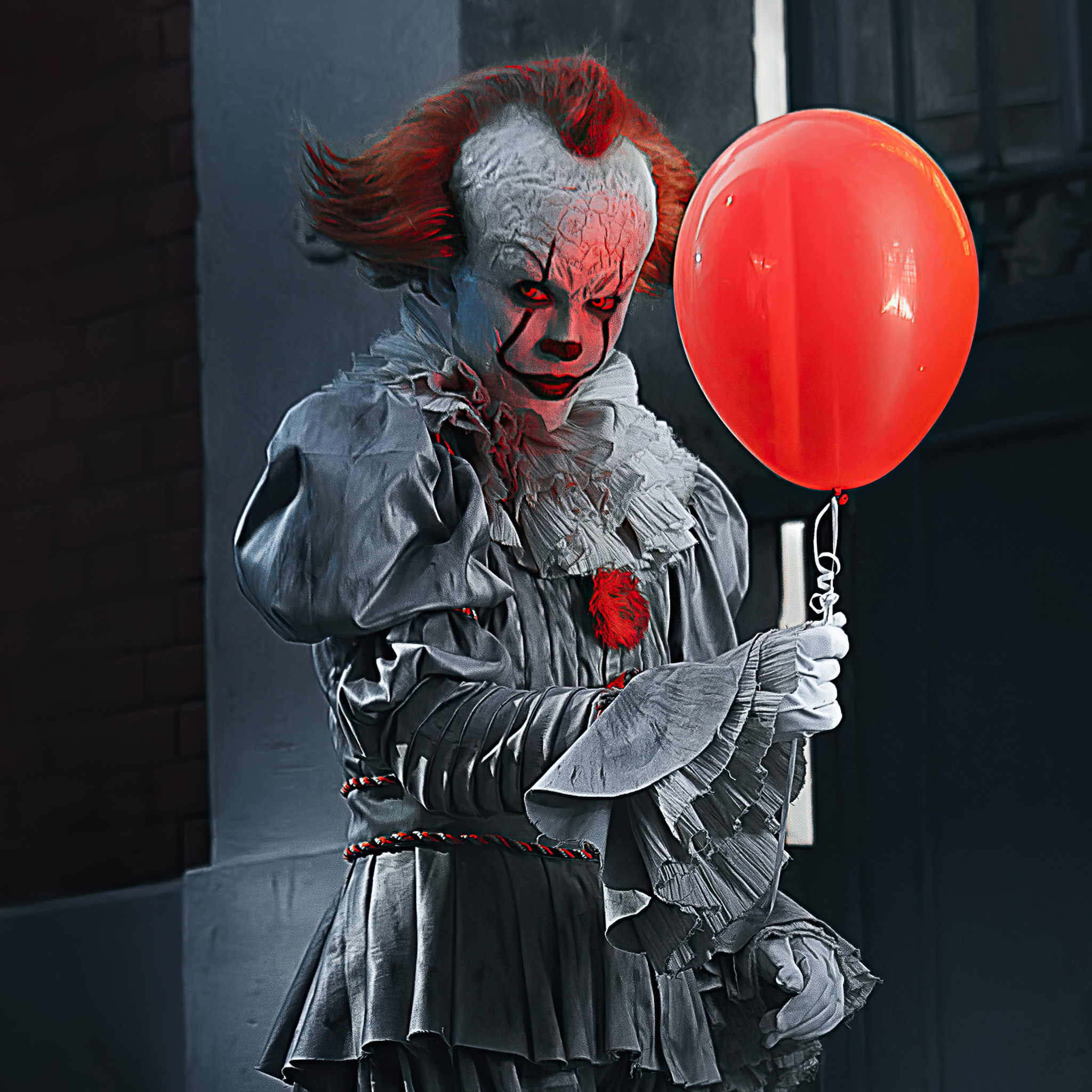 2048x2048 Pennywise The Clown It Cosplay Ipad Air HD 4k Wallpapers, Images, Backgrounds, Photos and Pictures