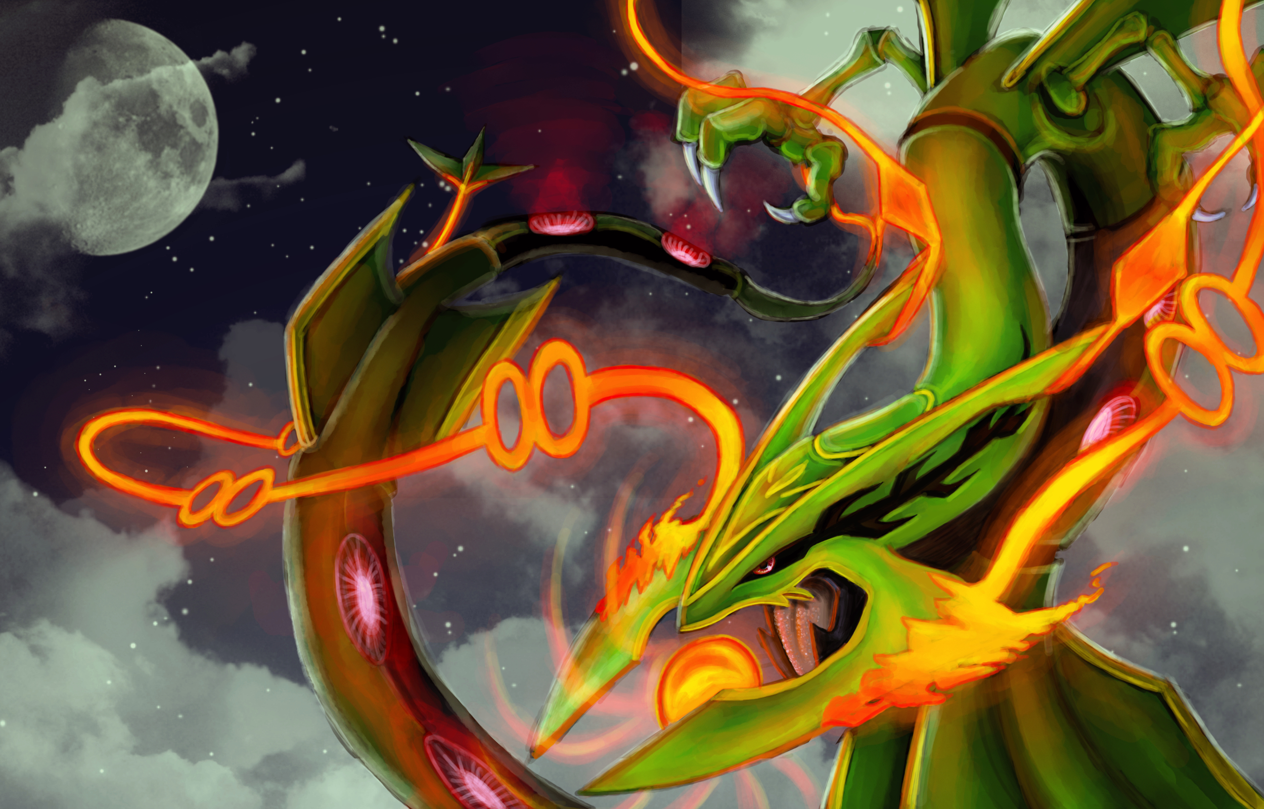 2500x1600 30+ Rayquaza (Pok&Atilde;&copy;mon) HD Wallpapers and Backgrounds