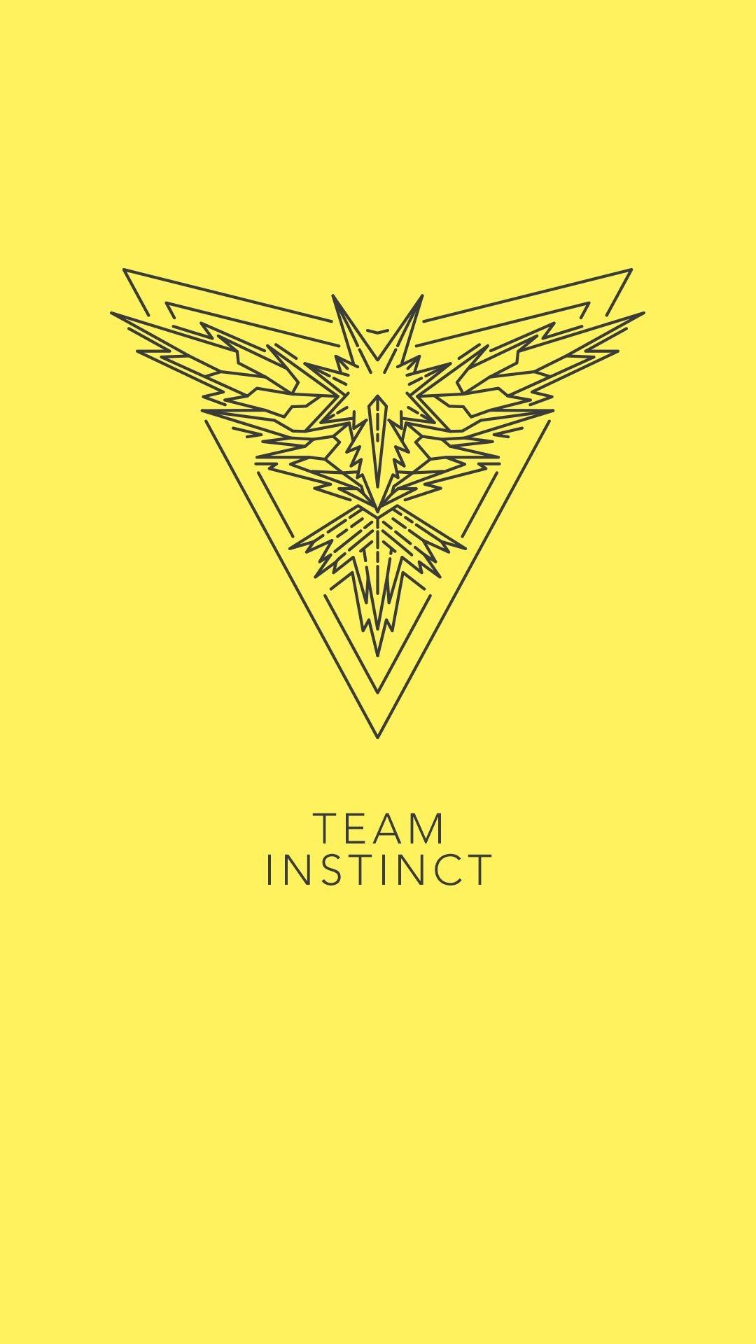 1080x1920 Team Instinct Pok&Atilde;&copy;mon Go Wallpapers