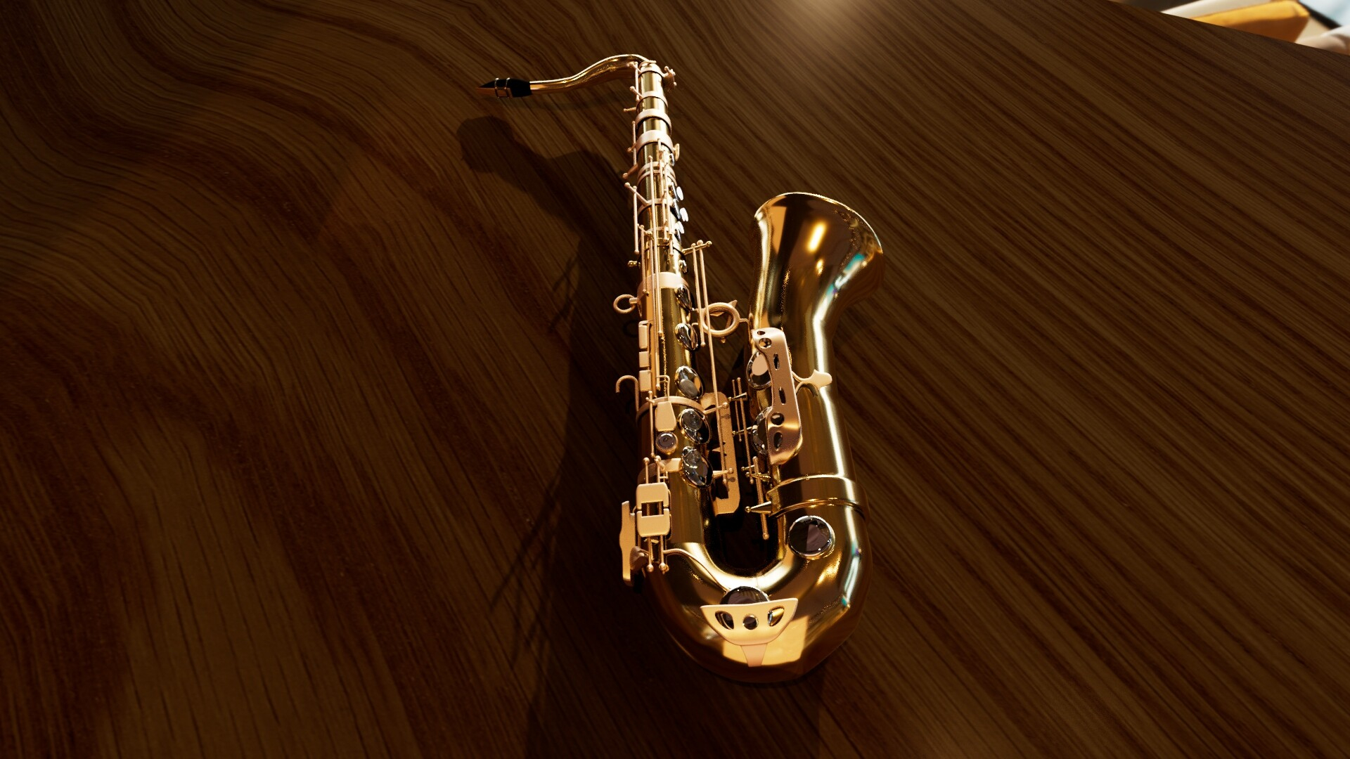1920x1080 ArtStation Tenor Saxophone Model