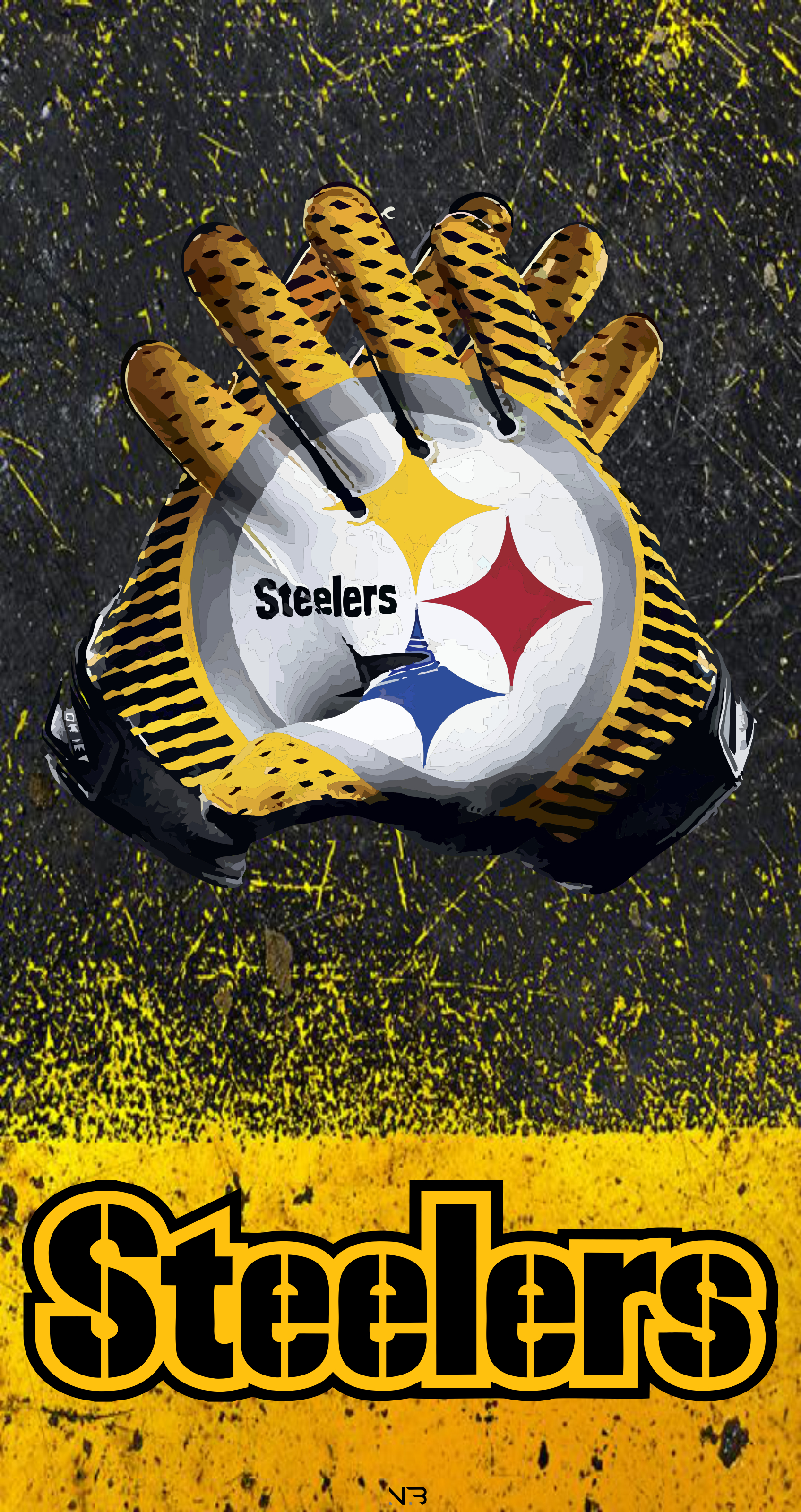 1695x3200 Pin by on Art | Pittsburgh steelers wallpaper, Pittsburgh steelers football, Pittsburgh steelers log
