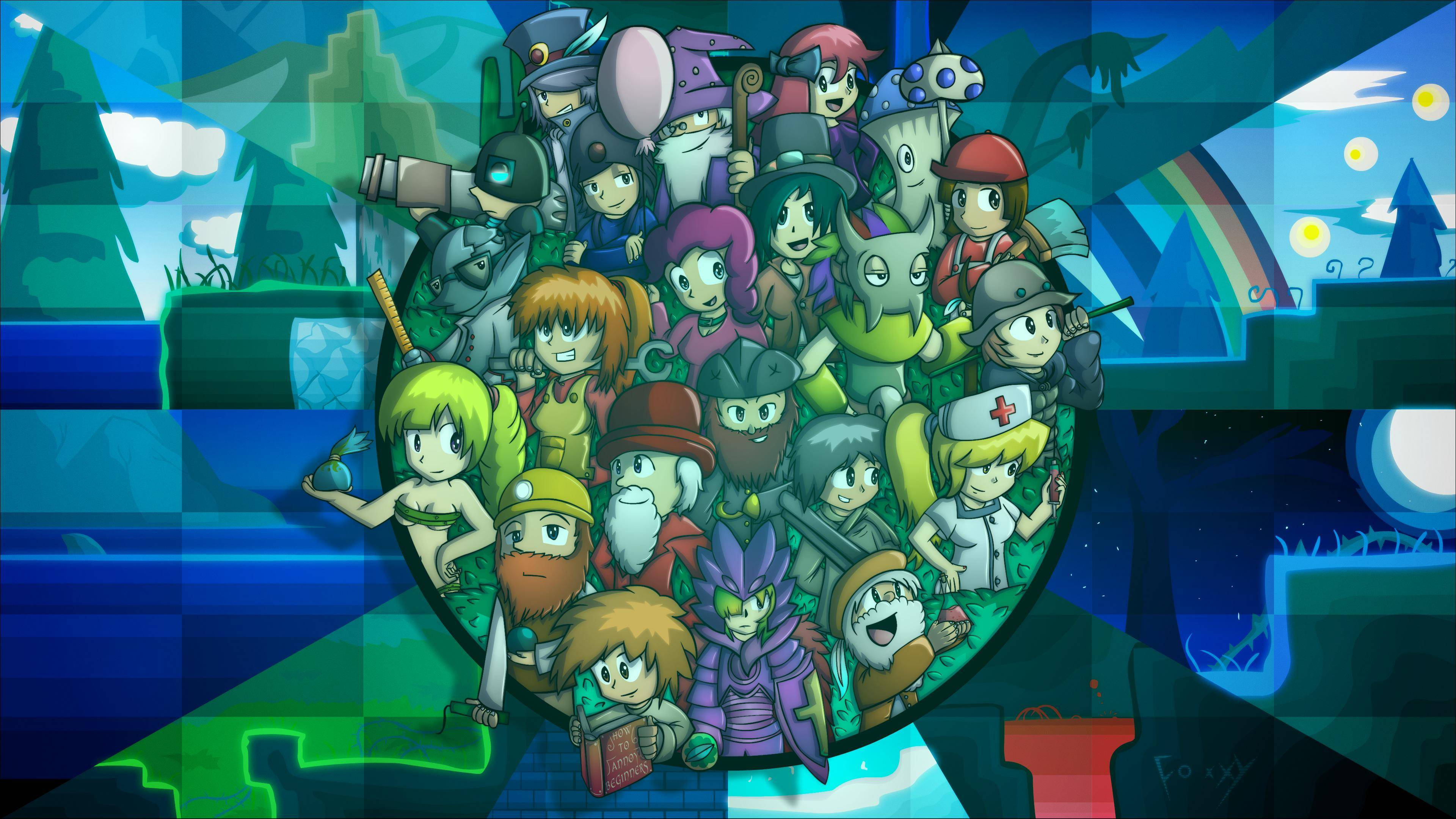 3840x2160 Download Terraria Game Characters Wallpaper
