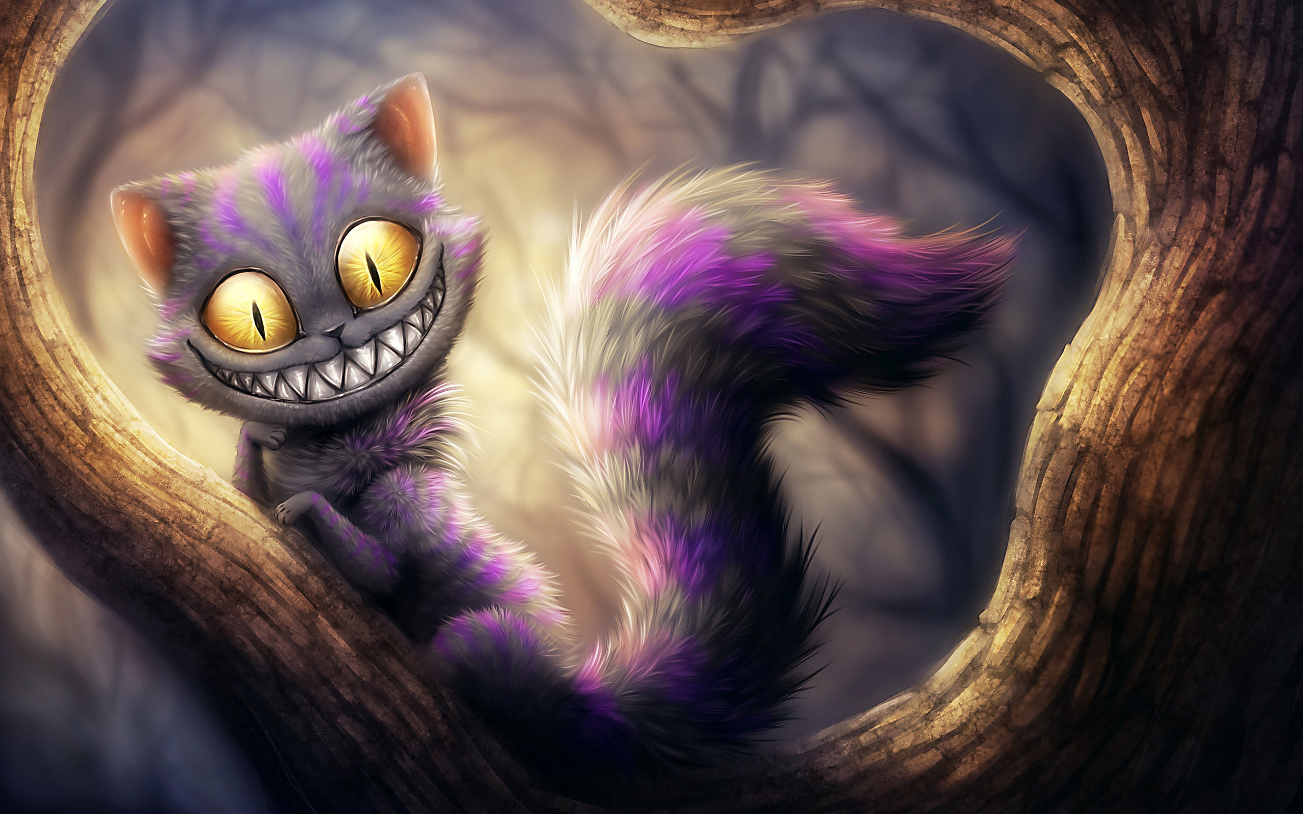 2560x1600 Cheshire Cat from Alice in Wonderland