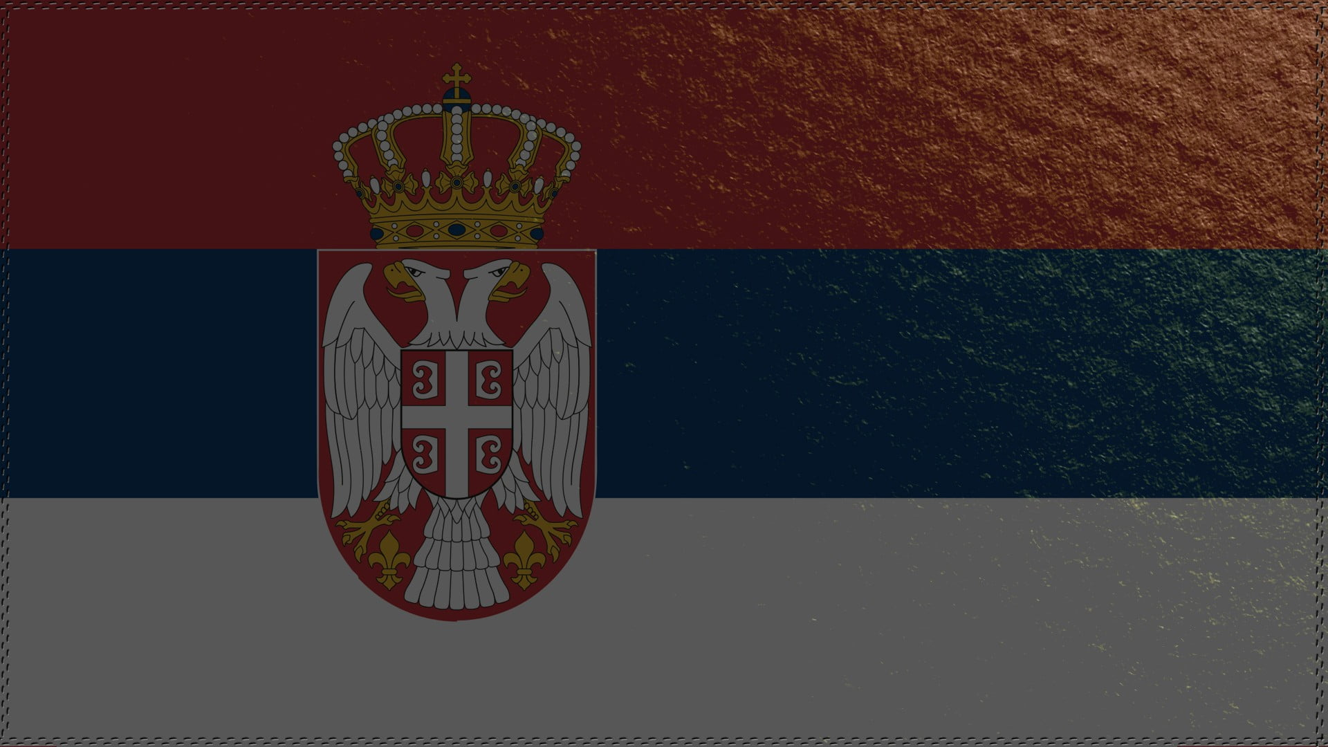 1920x1080 White and red eagle logo, flag, Serbia, Serbian flag HD wallpaper |