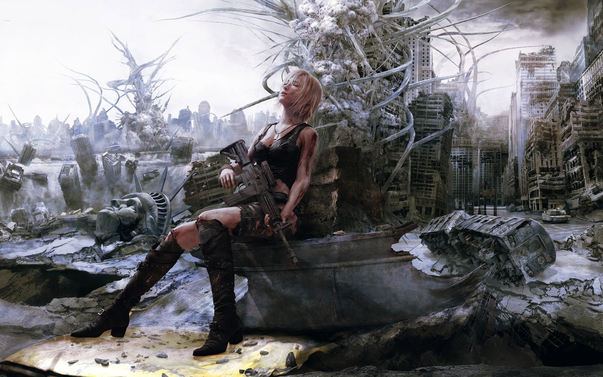 1920x1200 Parasite Eve The 3rd Birthday game wallpaper, The 3rd Birthday, Aya Brea HD wallpaper