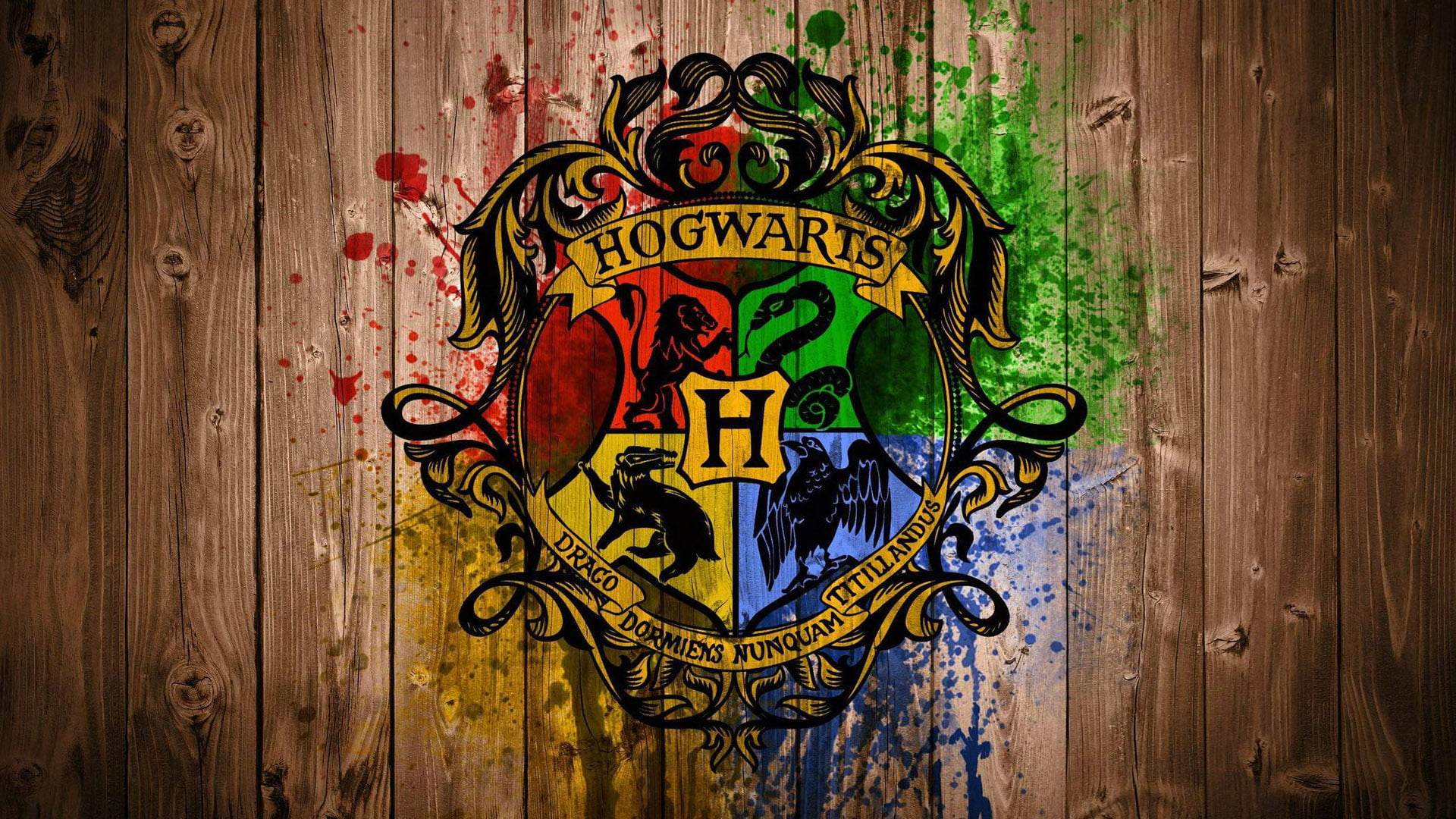 1920x1080 Brown and green floral wall decor, Slytherin, Sonserina, Harry Potter, Hogwarts HD wallpaper