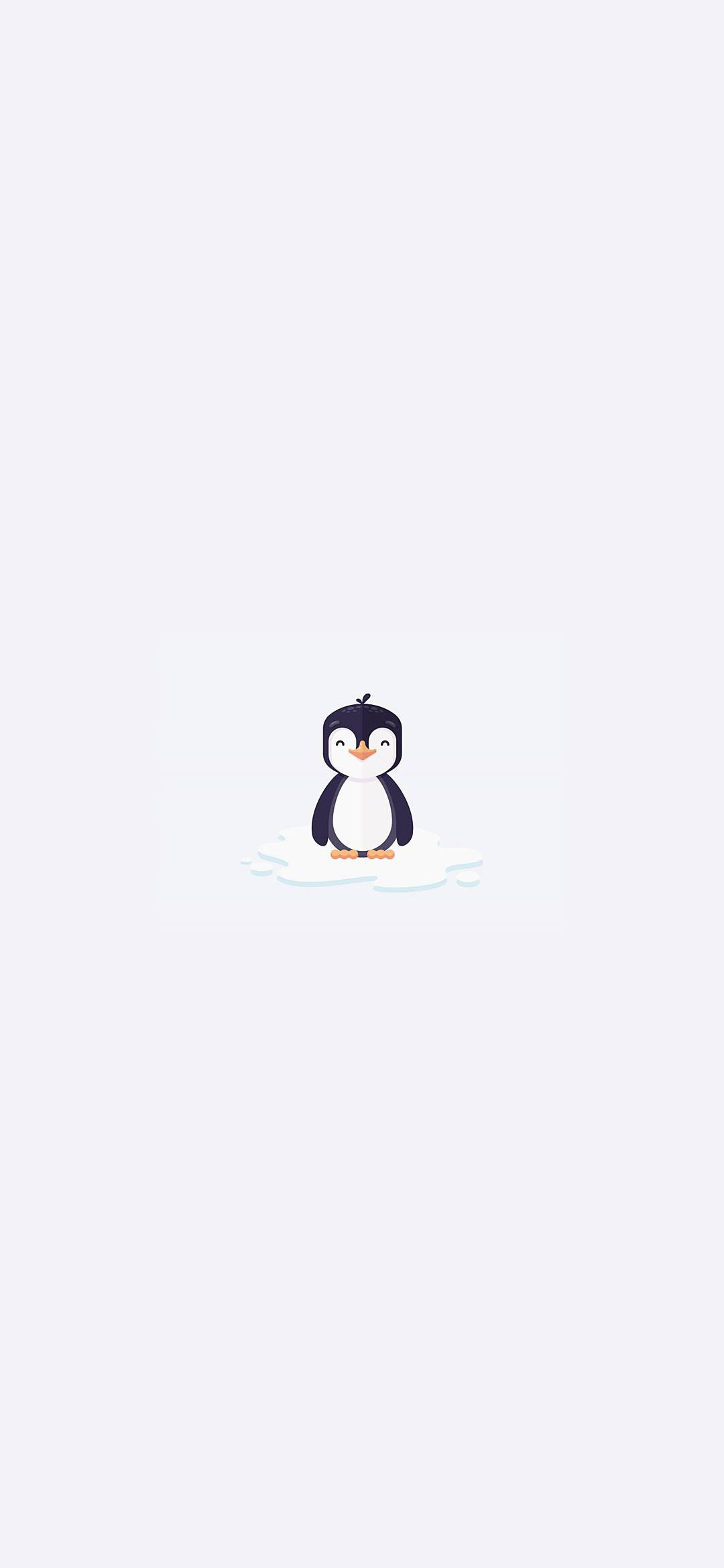 1080x2340 Cute Penguin Wallpaper