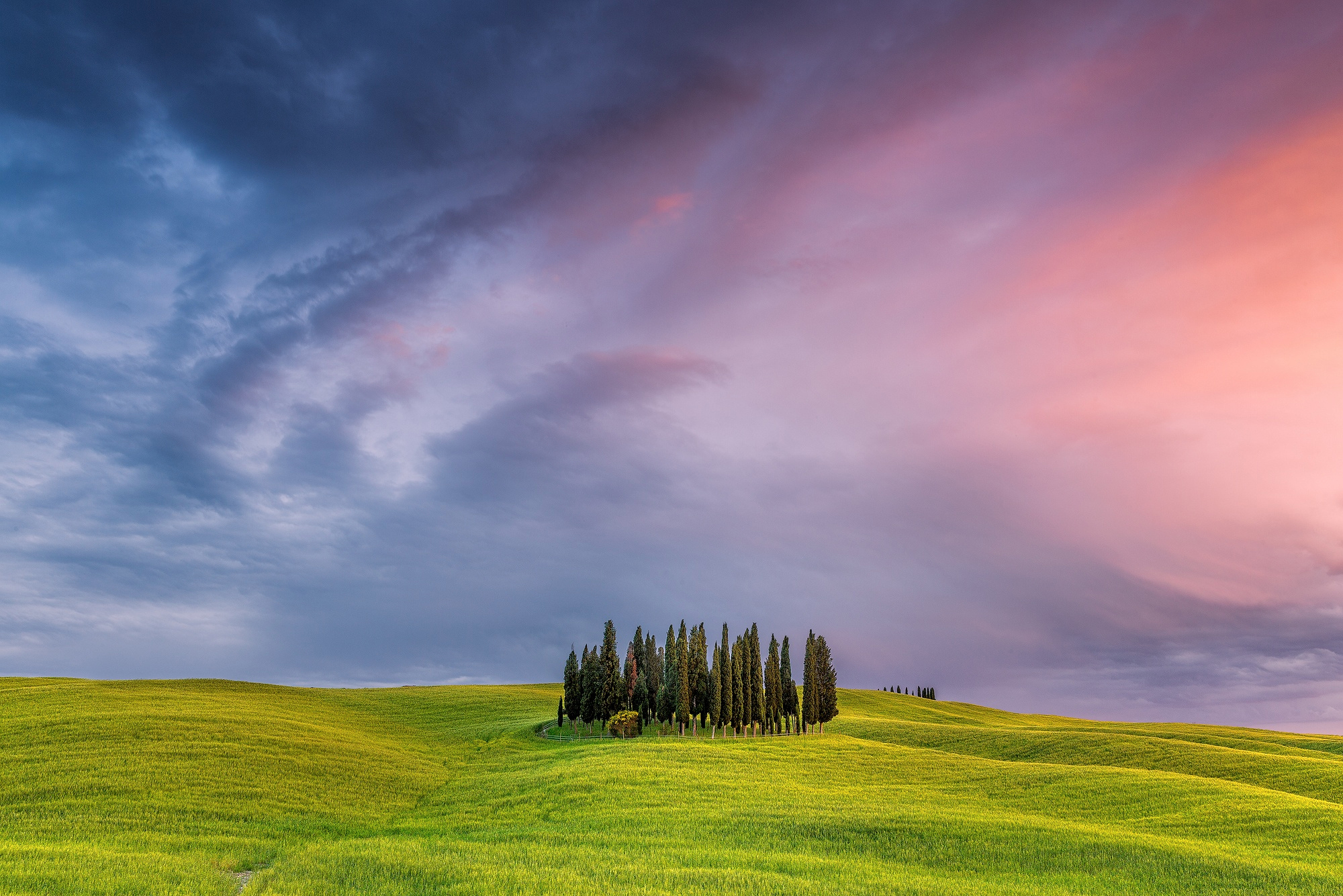 2000x1334 Tuscany Field In Italy, HD Nature, 4k Wallpapers, Images, Backgrounds, Photos and Pictures