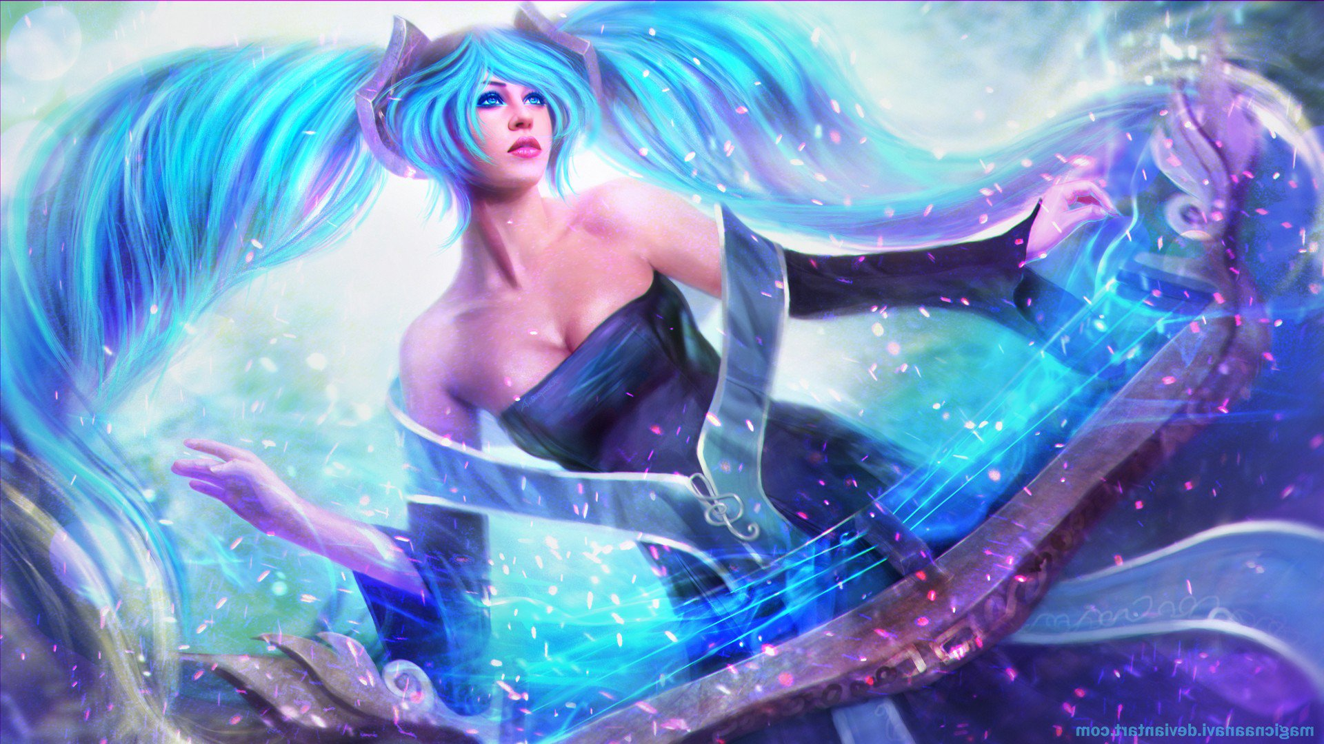 1920x1080 Sona League Of Legends, HD Fantasy Girls, 4k Wallpapers, Images, Backgrounds, Photos and Pictures