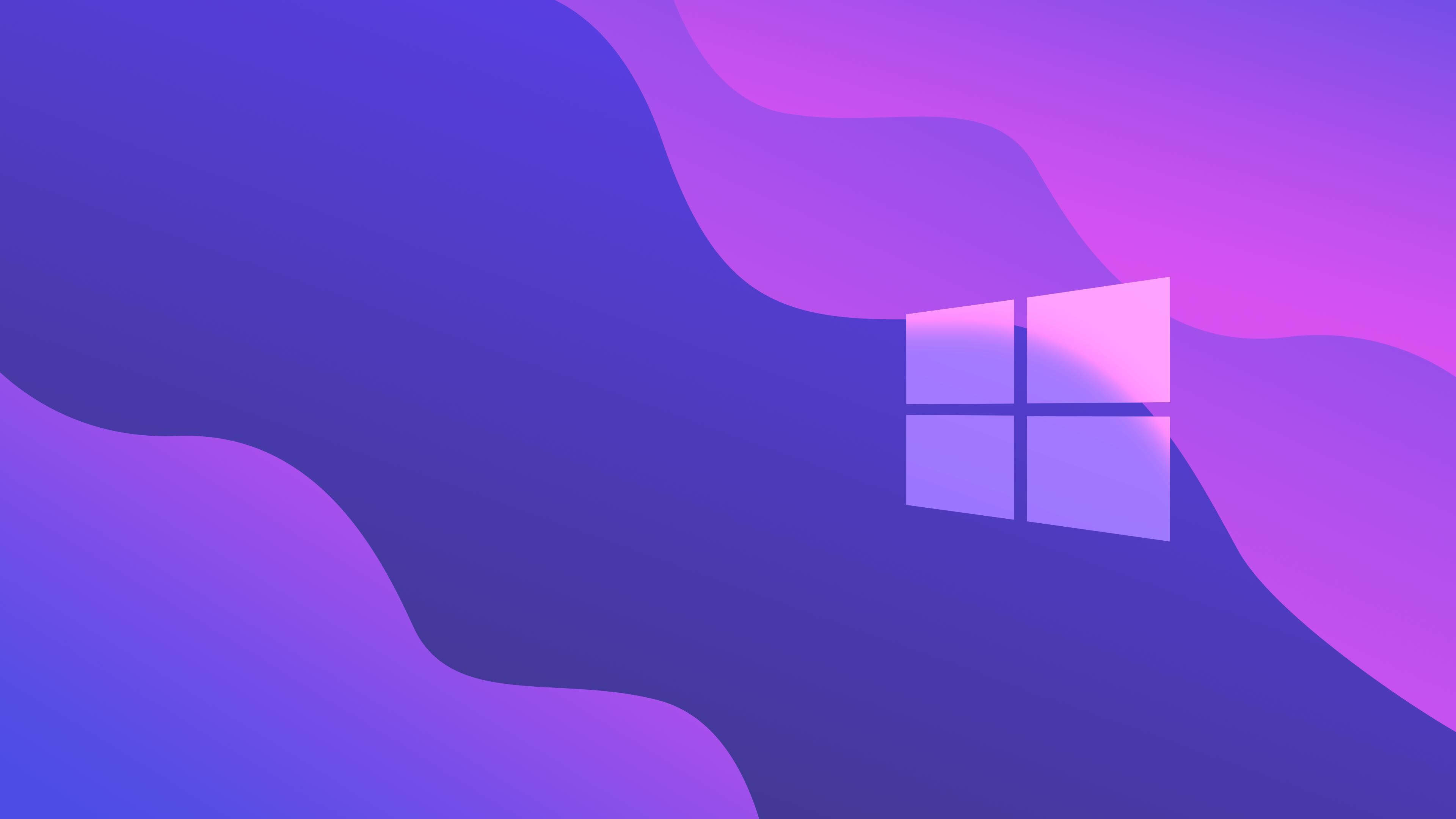 3840x2160 Windows 10 Purple Gradient [] : r/wallpaper