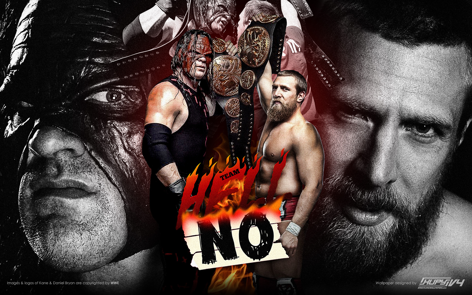 1920x1200 NEW Team Hell No wallpaper! Kupy Wrestling Wallpapers
