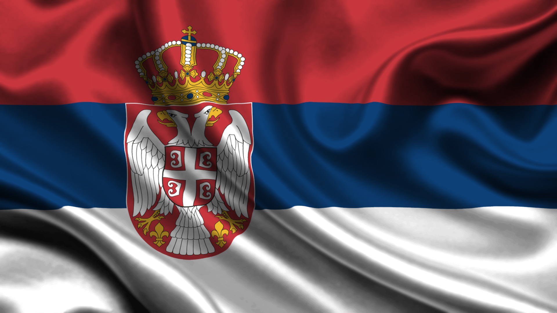 1920x1080 Picture Serbia Flag Stripes