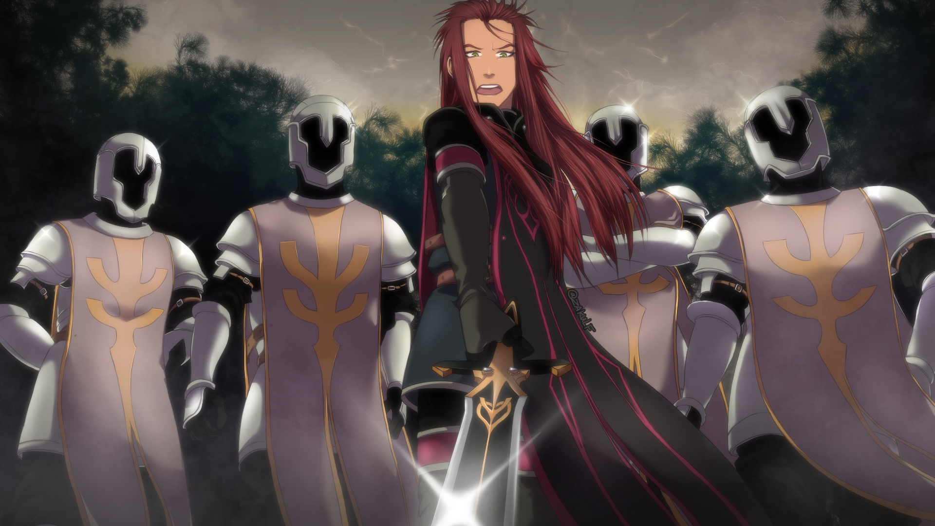 1920x1080 Asch the Bloody Tales of the Abyss Wallpaper #2737699 Zerochan Anime Image Board