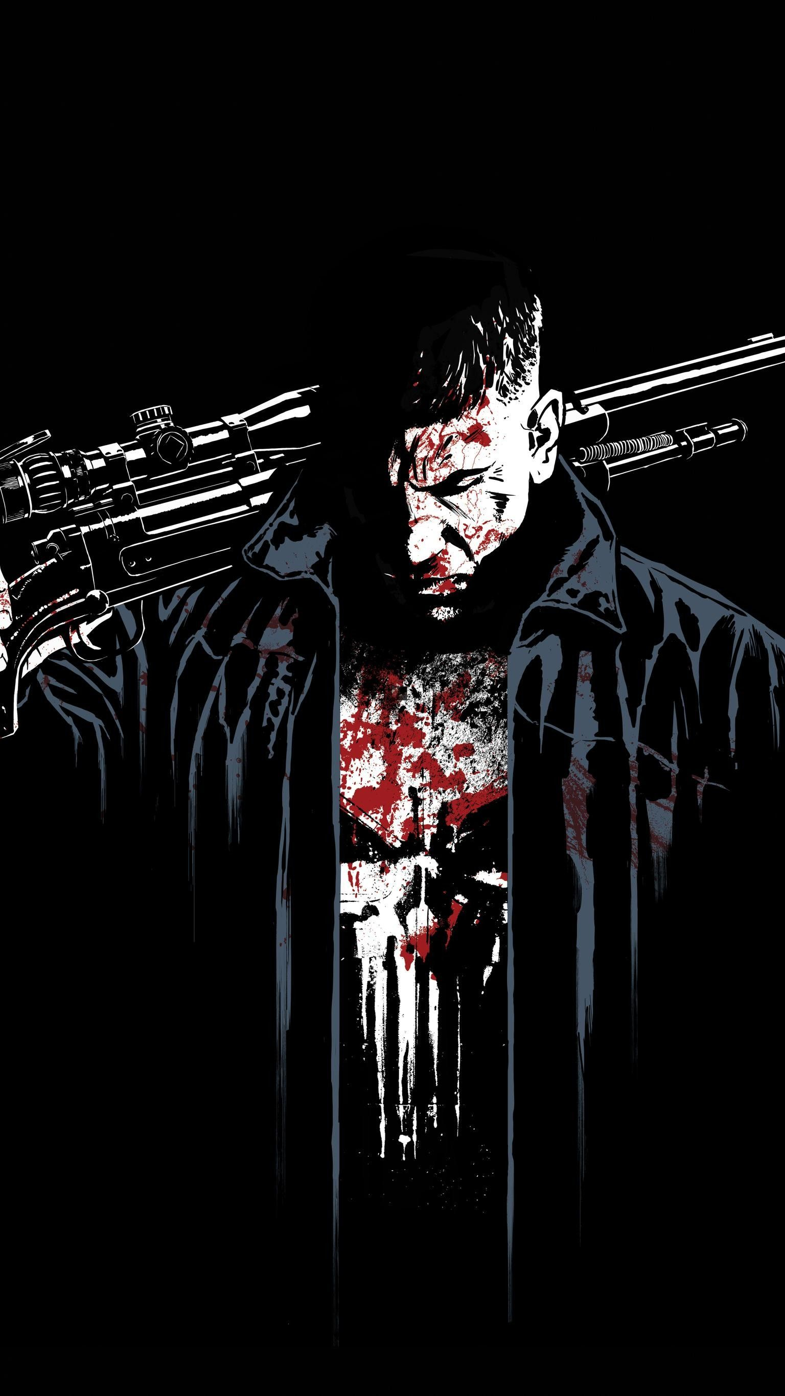 1536x2732 Punisher iPhone Wallpapers Top Free Punisher iPhone Backgrounds