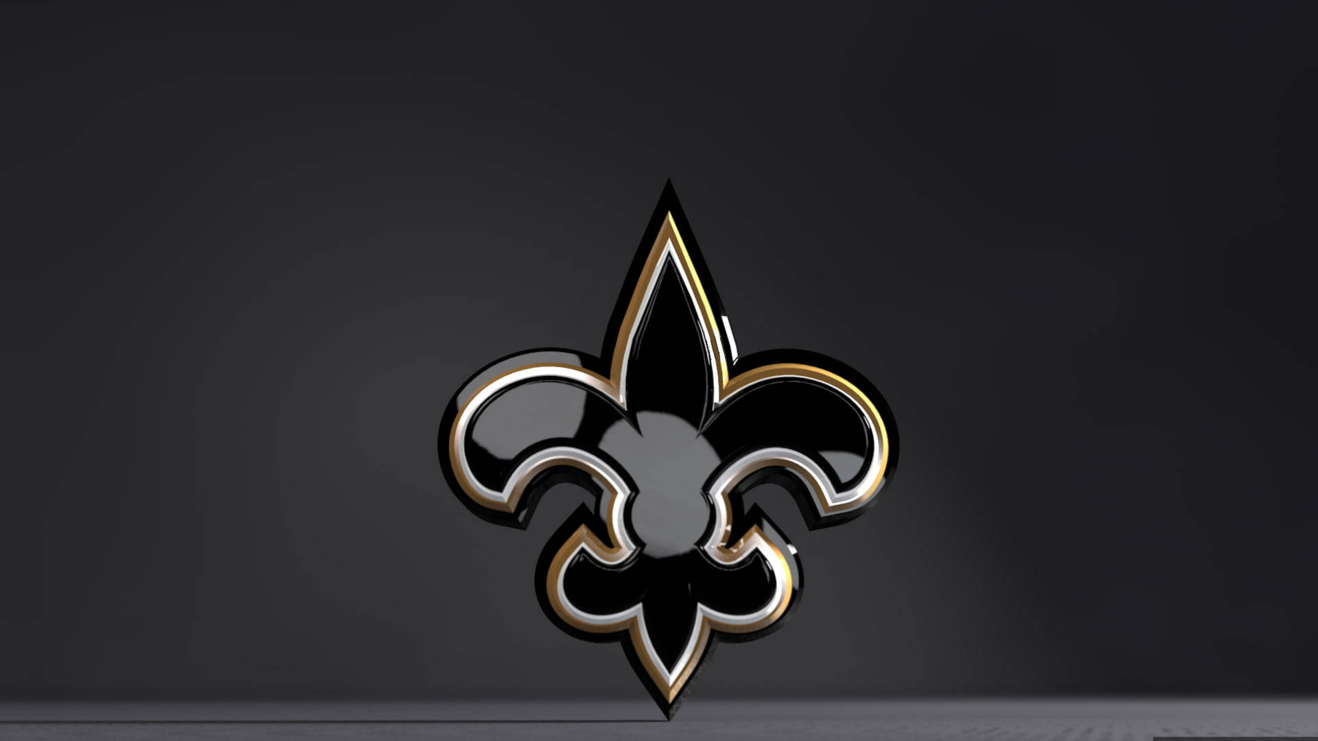 1920x1080 Download New Orleans Saints Shiny Logo Wallpaper