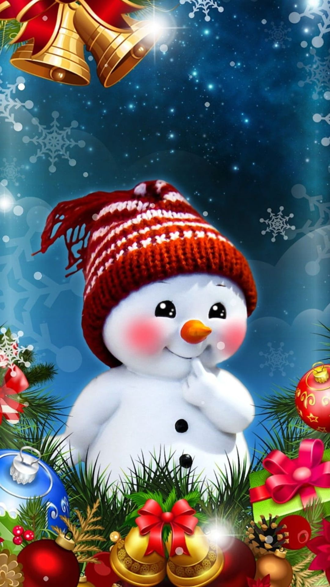 1080x1920 Snowman Wallpapers [Desktop,iPhone,Laptop,Mobile