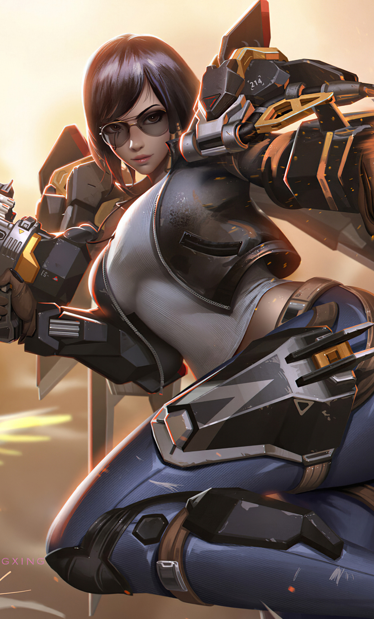 1280x2120 Pharah Overwatch 4k Artwork iPhone 6+ HD 4k Wallpapers, Images, Backgrounds, Photos and Pictures