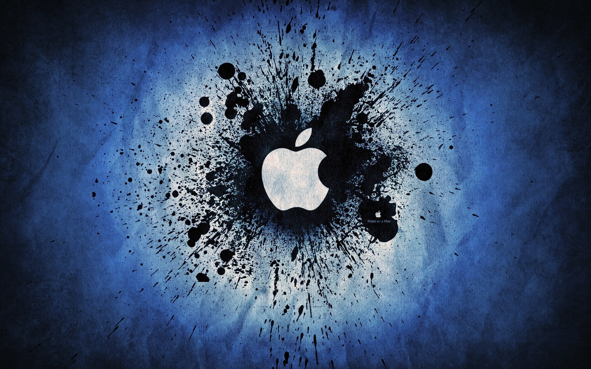 1920x1200 Apple logo, Apple Inc., paint splatter HD wallpaper