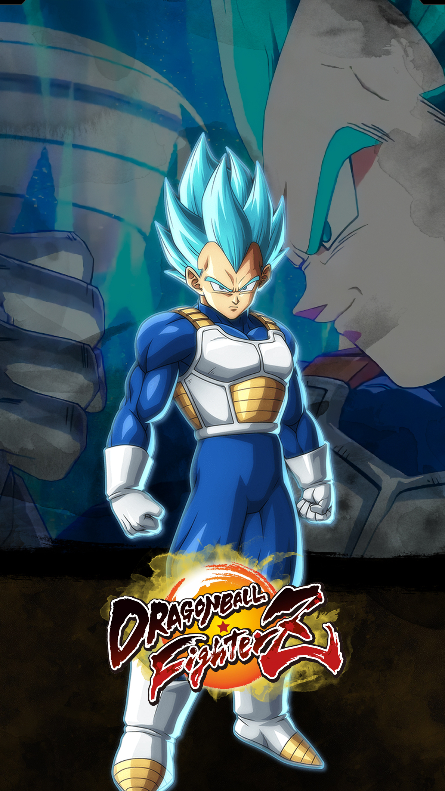 1440x2560 Dragon Ball FighterZ Vegeta (SSGSS) Wallpapers Cat with Monocle