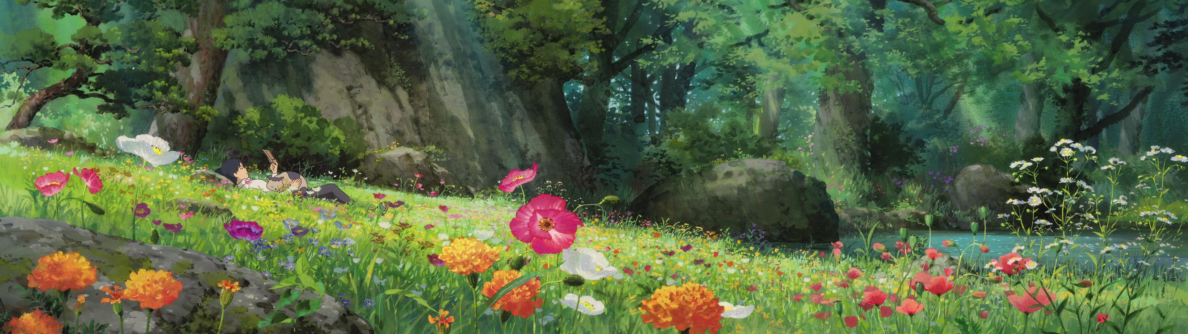 3840x1080 Ultrawide Studio Ghibli Wallpapers Album on Imgur