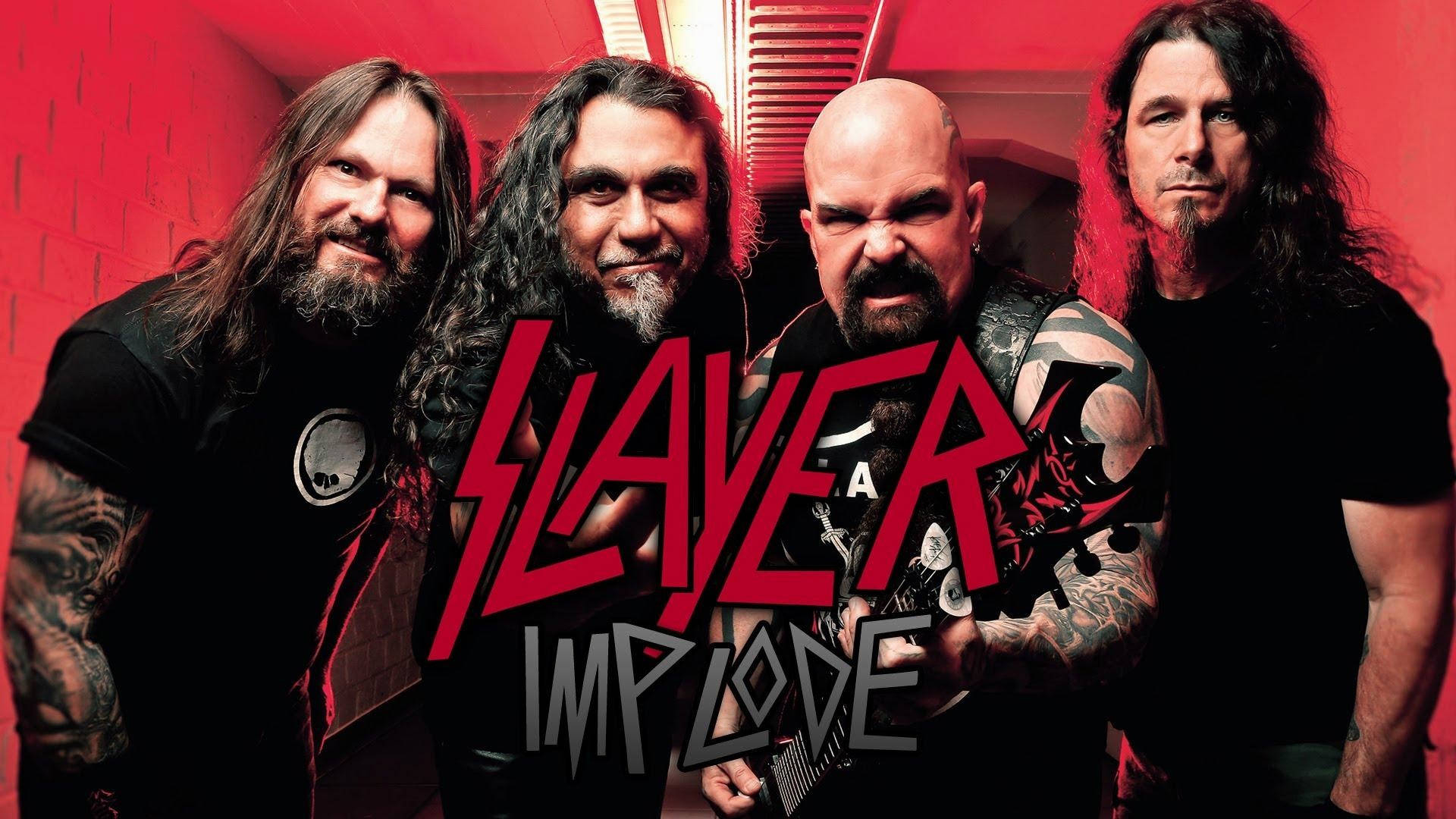 1920x1080 Download Slayer Band Members With Logo Wallpaper