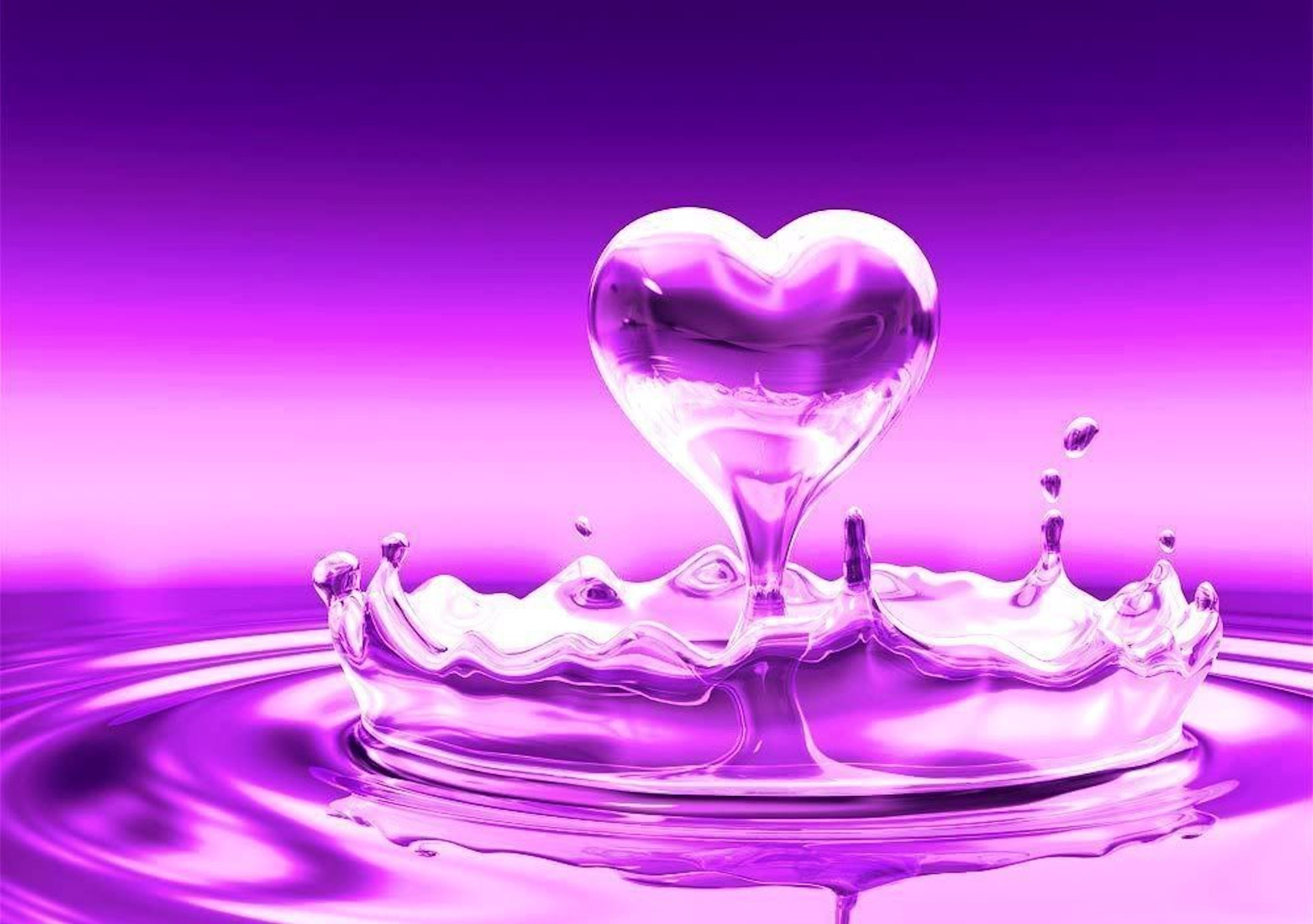 2000x1408 Pink and Purple Heart Wallpapers Top Free Pink and Purple Heart Backgrounds